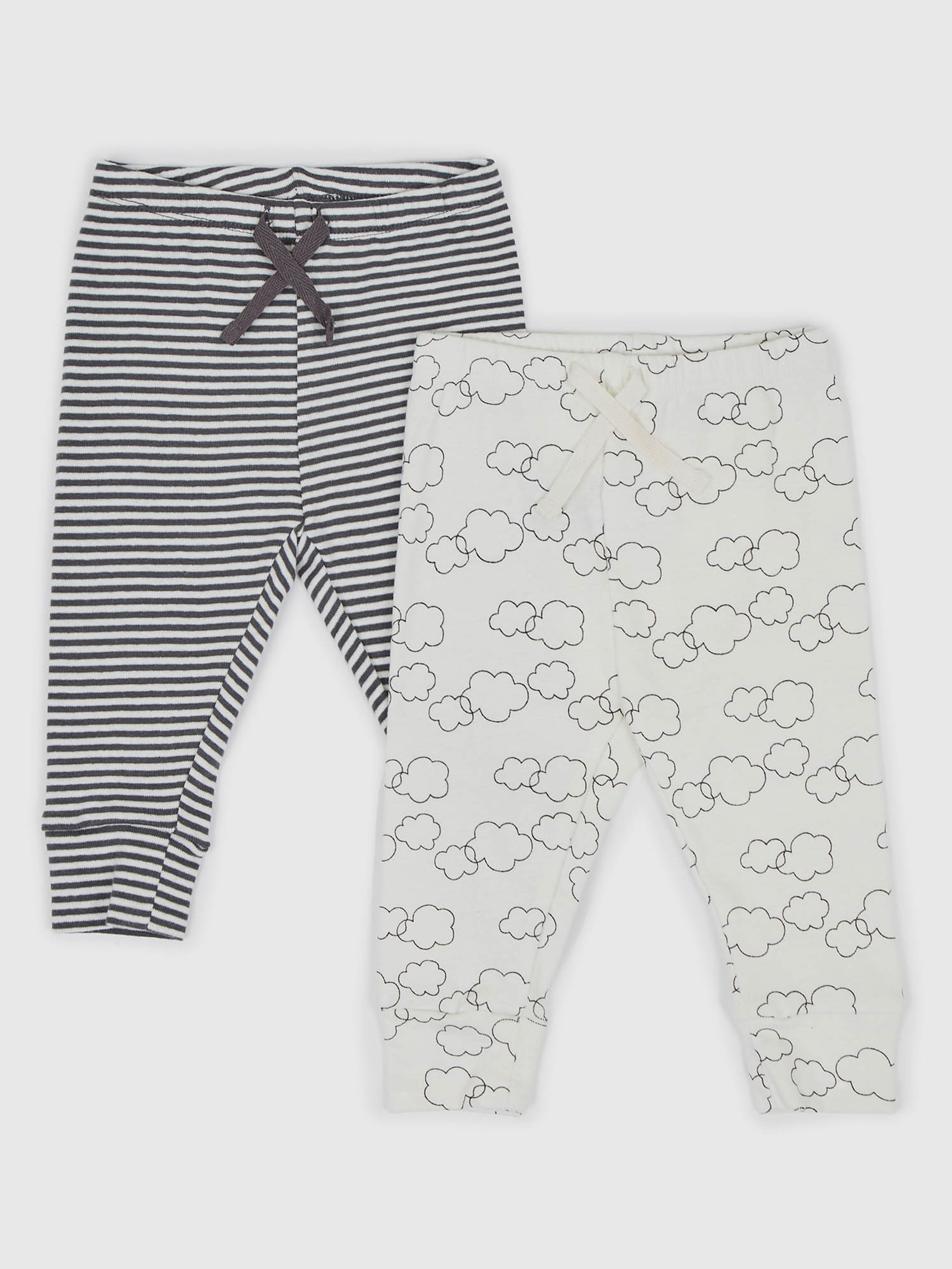 Baby organic leggings, 2 db