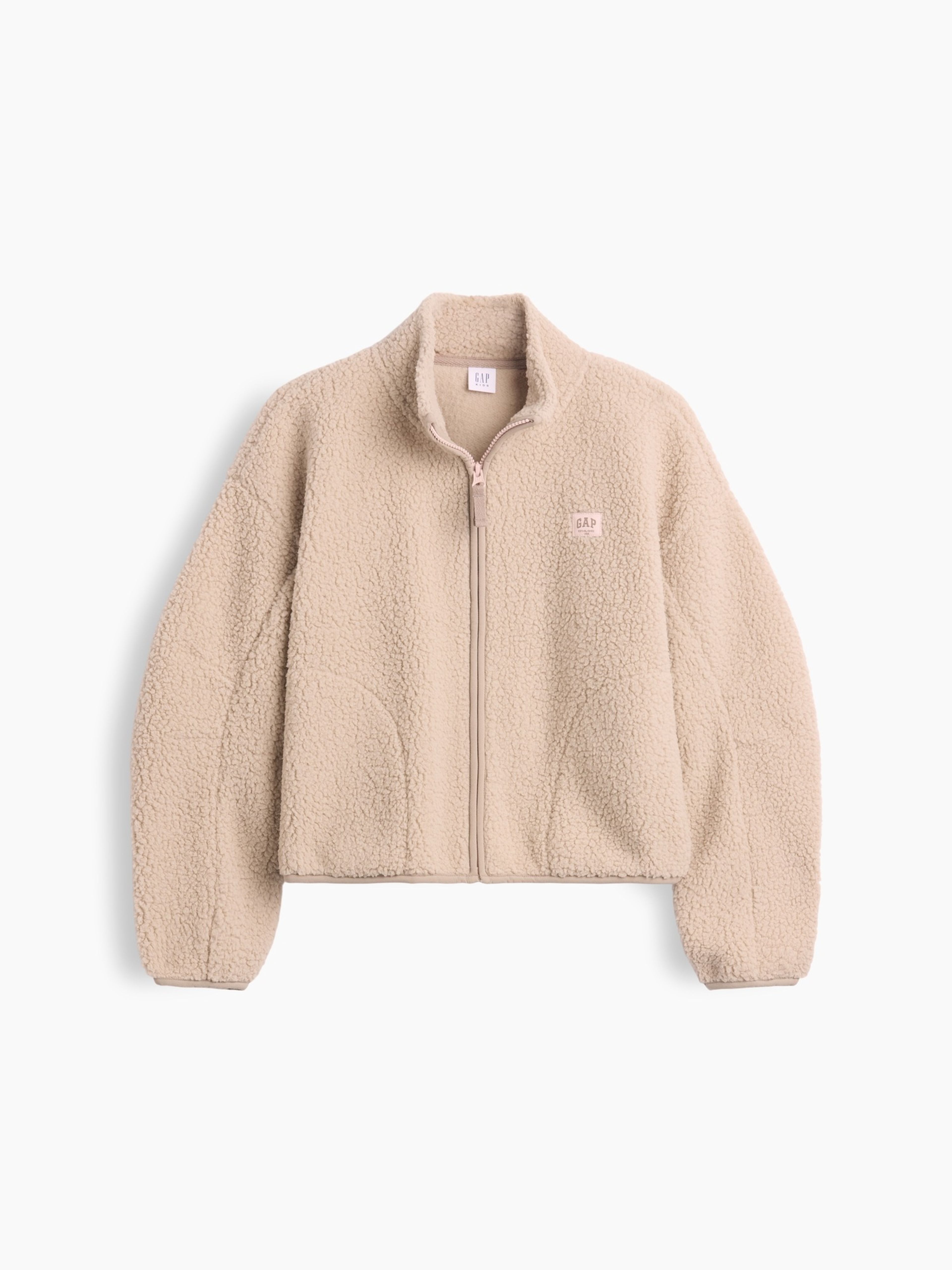 Dziecięca bluza sherpa z logo - 002
