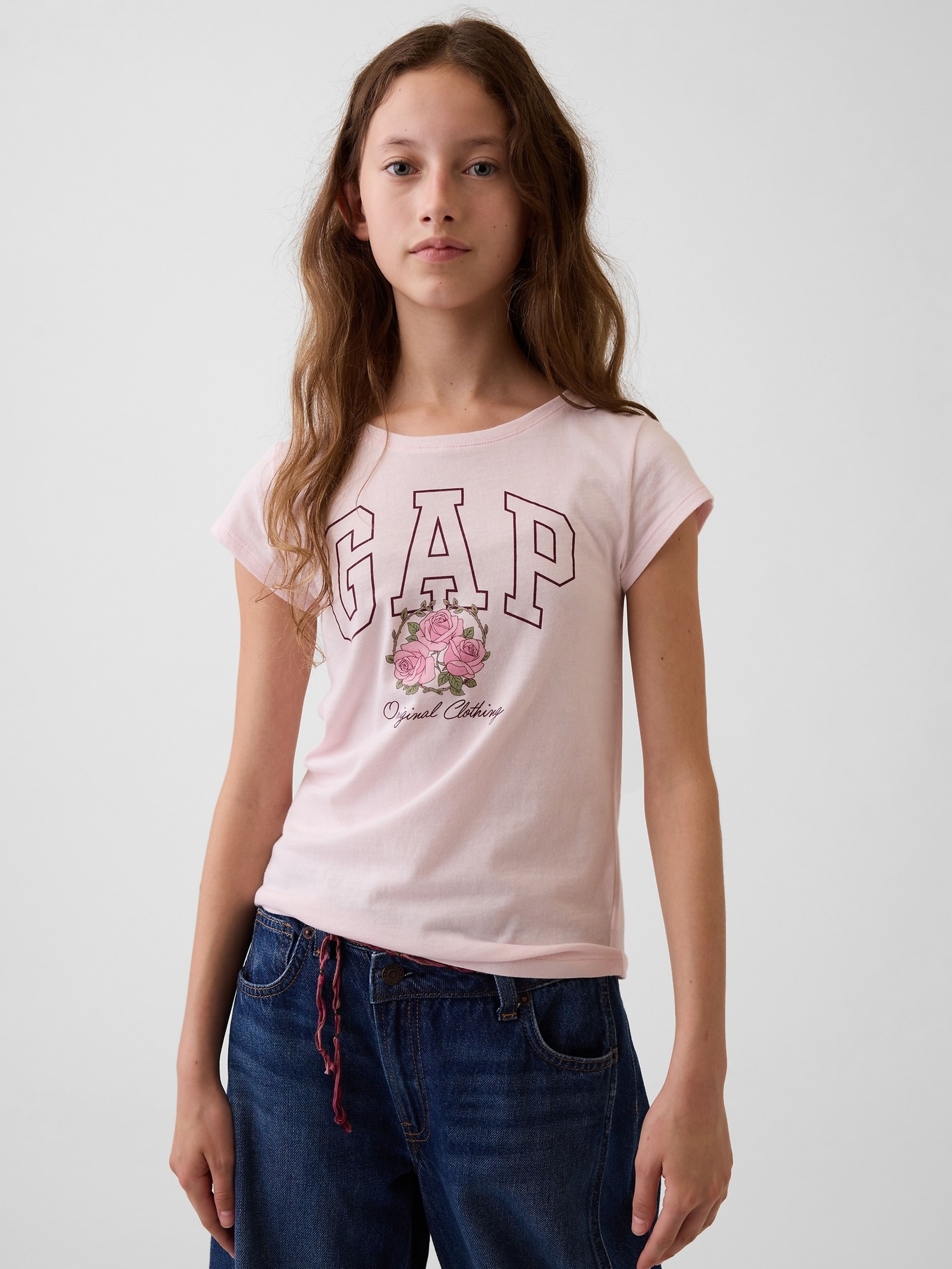 Kinder T-shirt met logo - 001