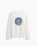 T-shirt bambini con logo-Beige - 002