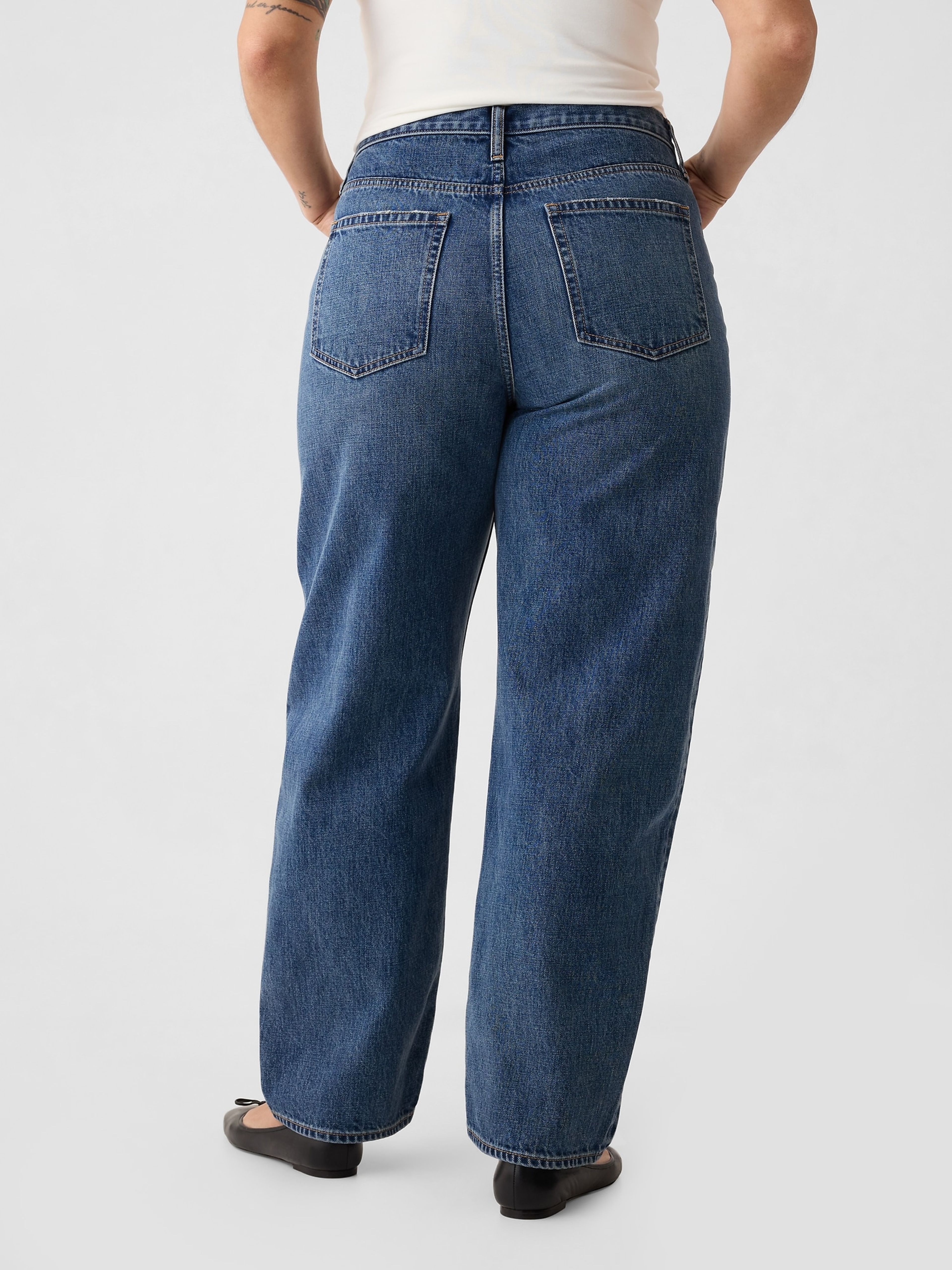 Blugi High Rise Barrel - 006