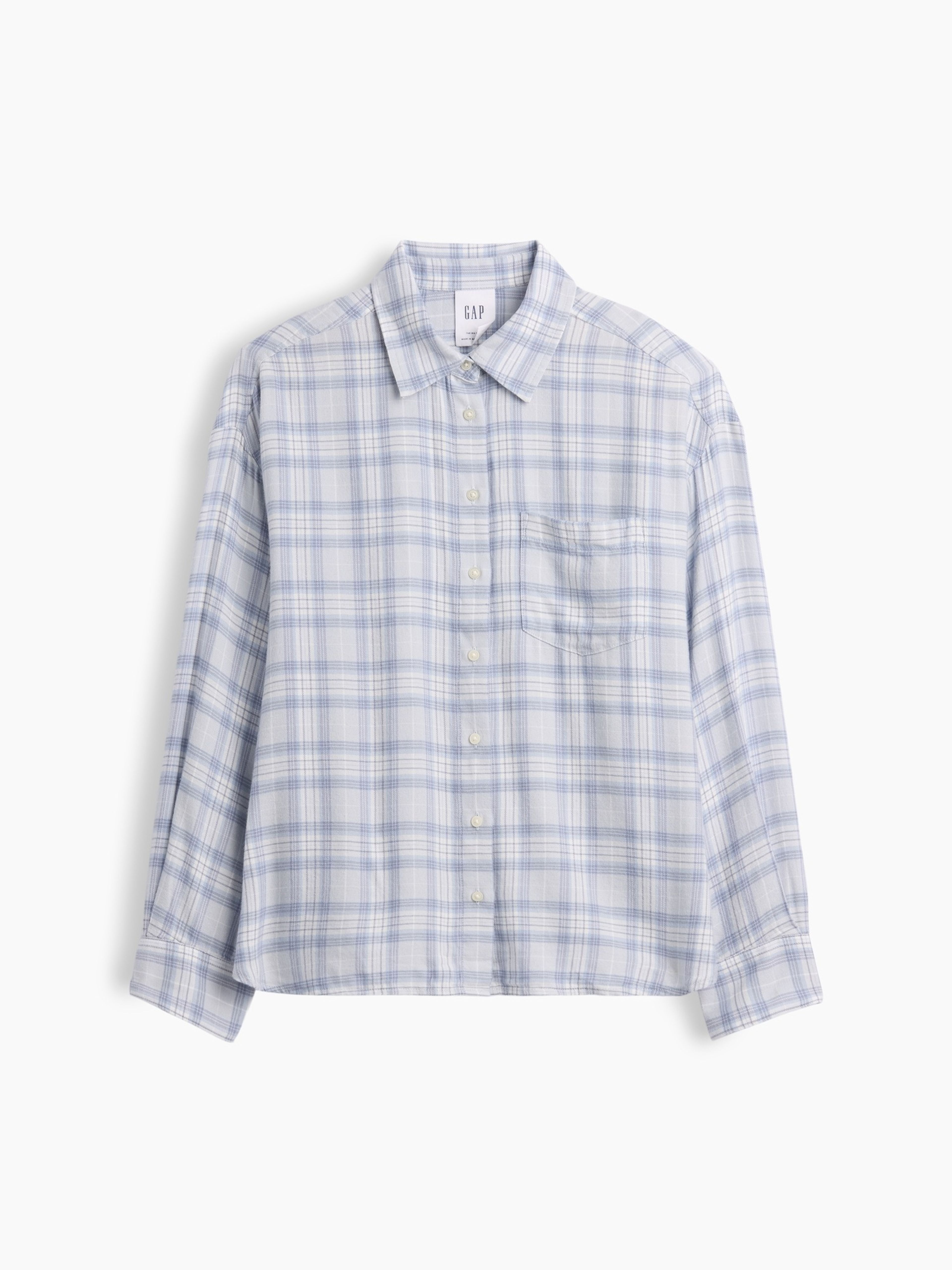 Flanellen oversized overhemd - 005