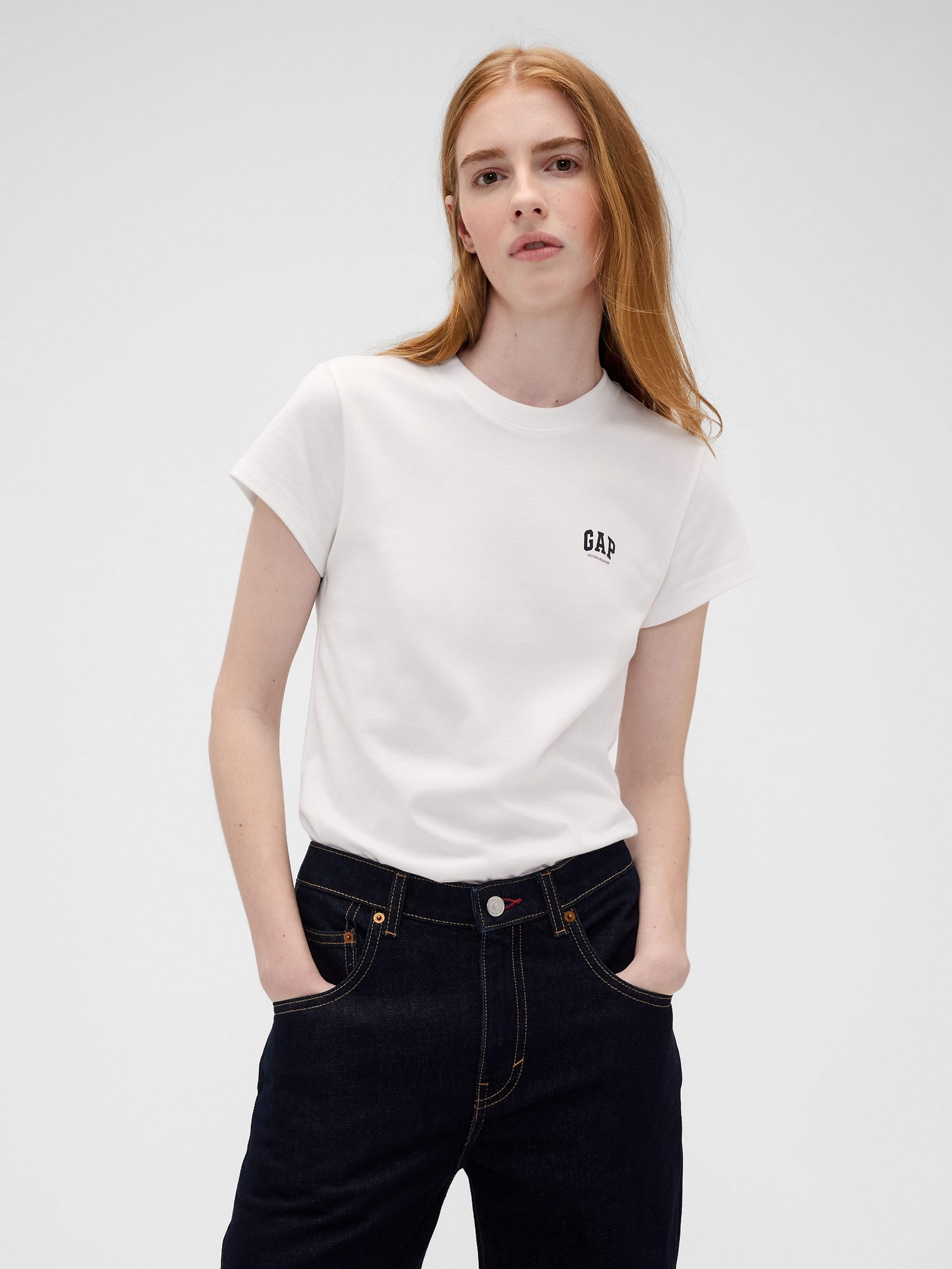 Tričko s logom Gap × Victoria Beckham