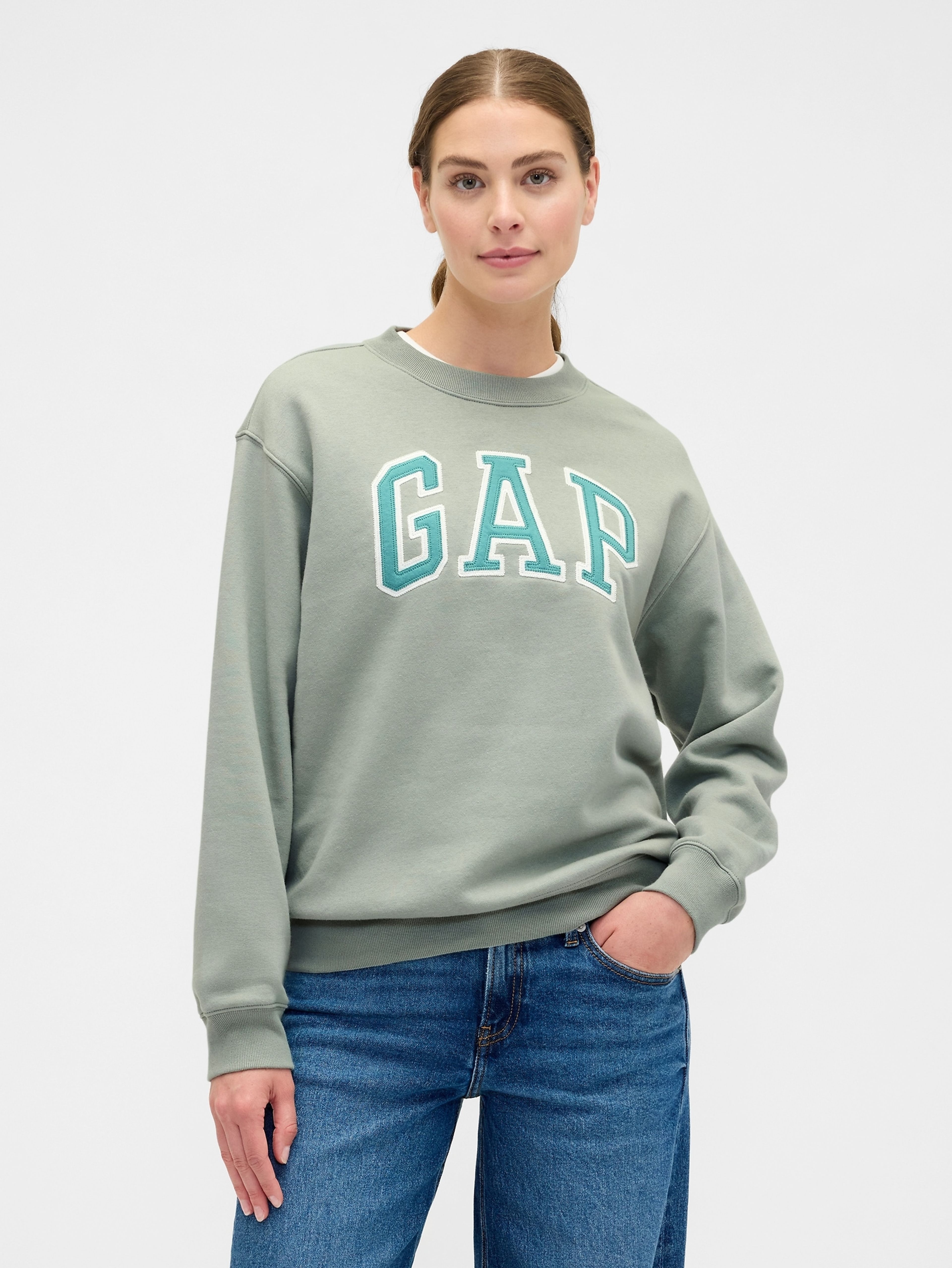 Damen-Sweatshirt mit Log