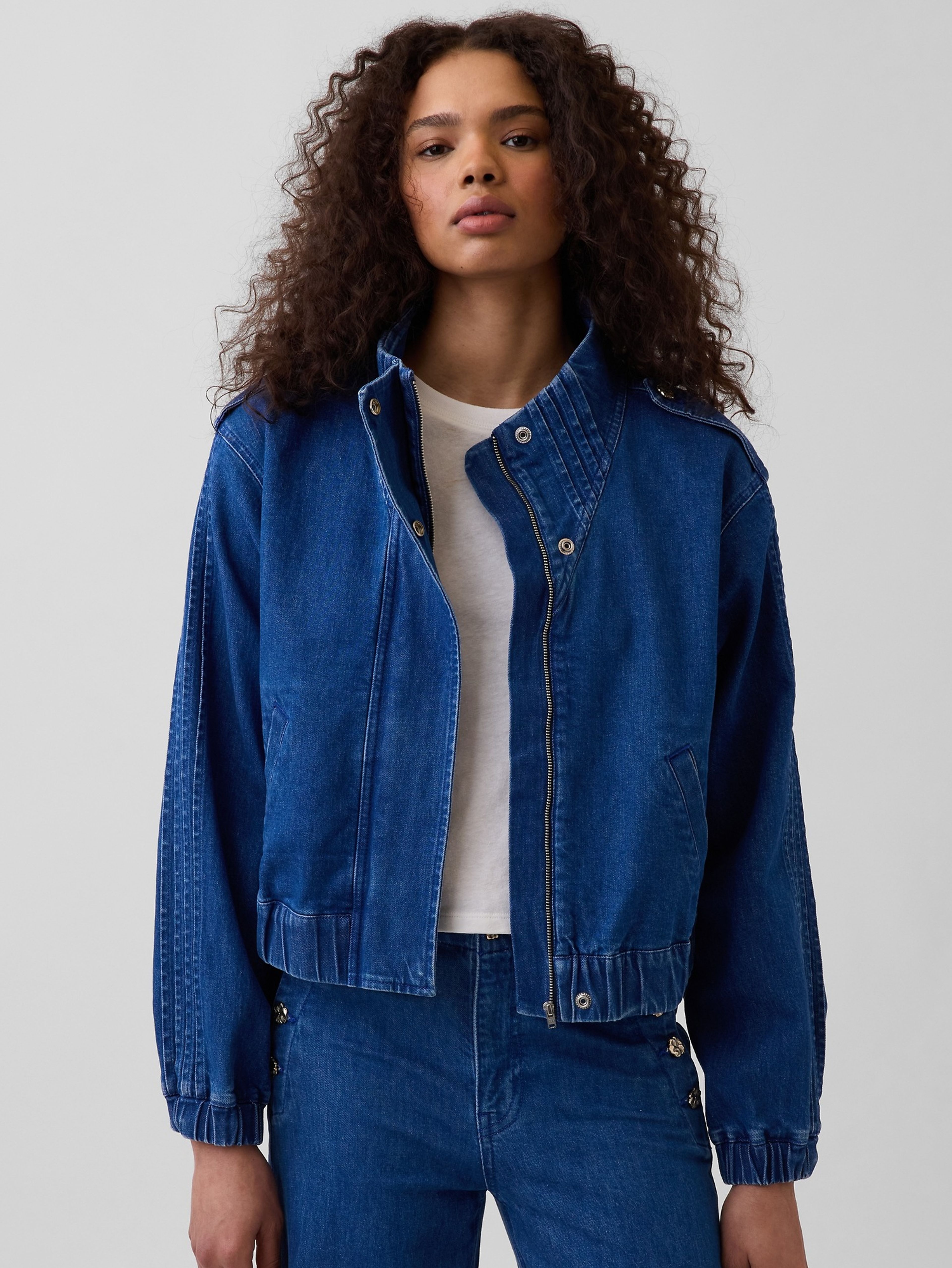 Veste en denim Gap × HFR by Atelier Ndigo