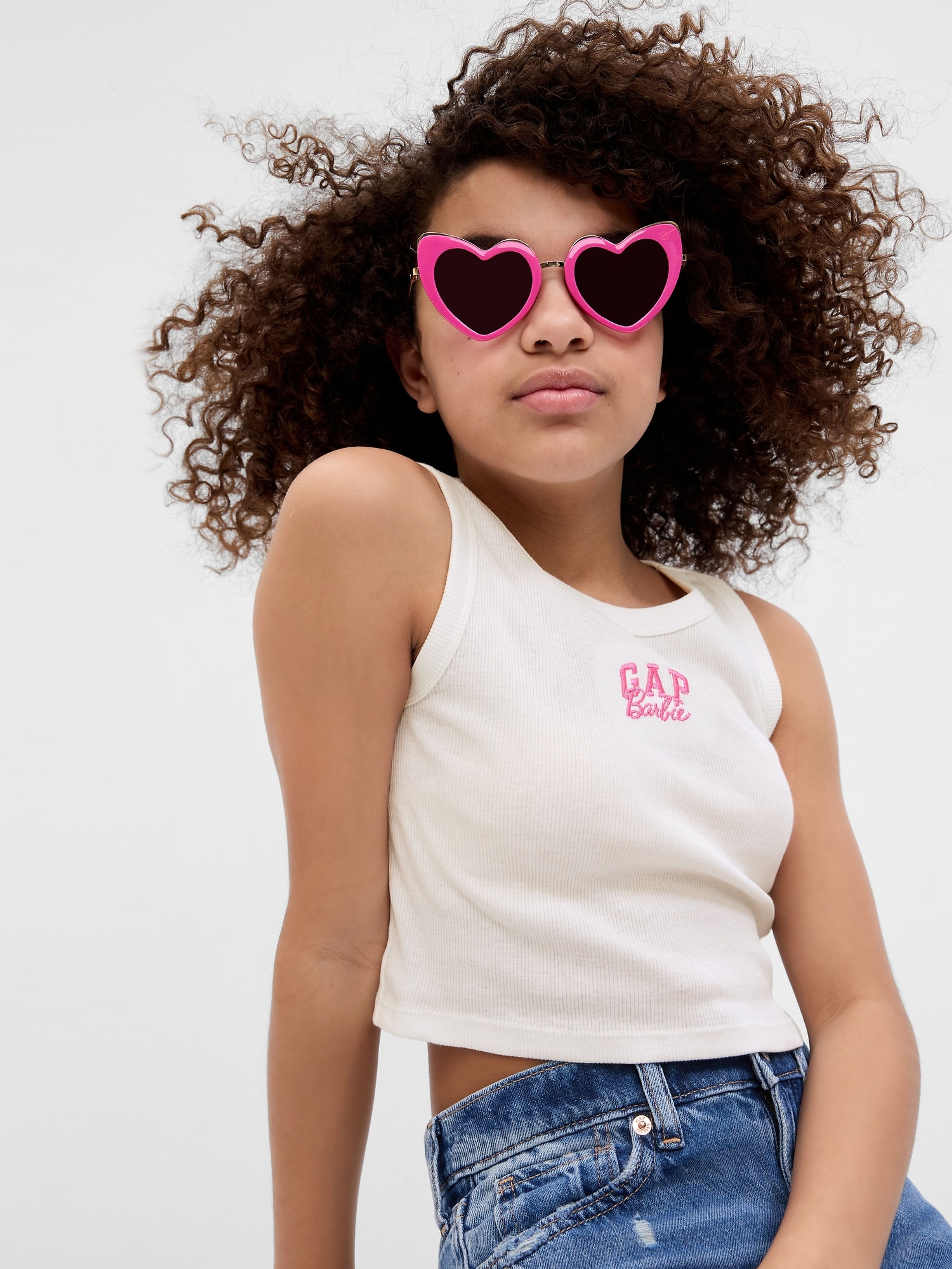 Top crop pentru copii Gap × Barbie™