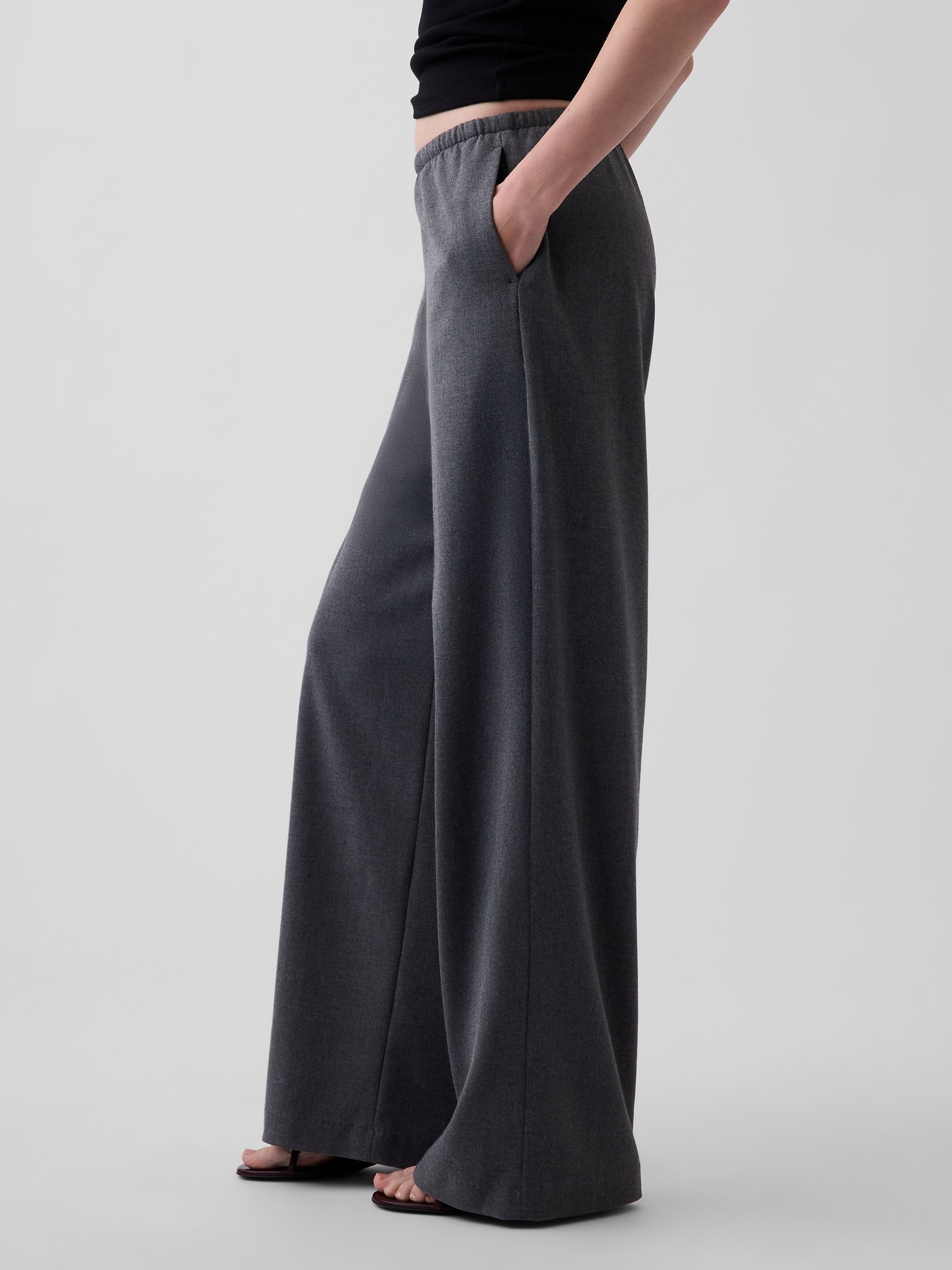 Nohavice wide-leg Easy - 003