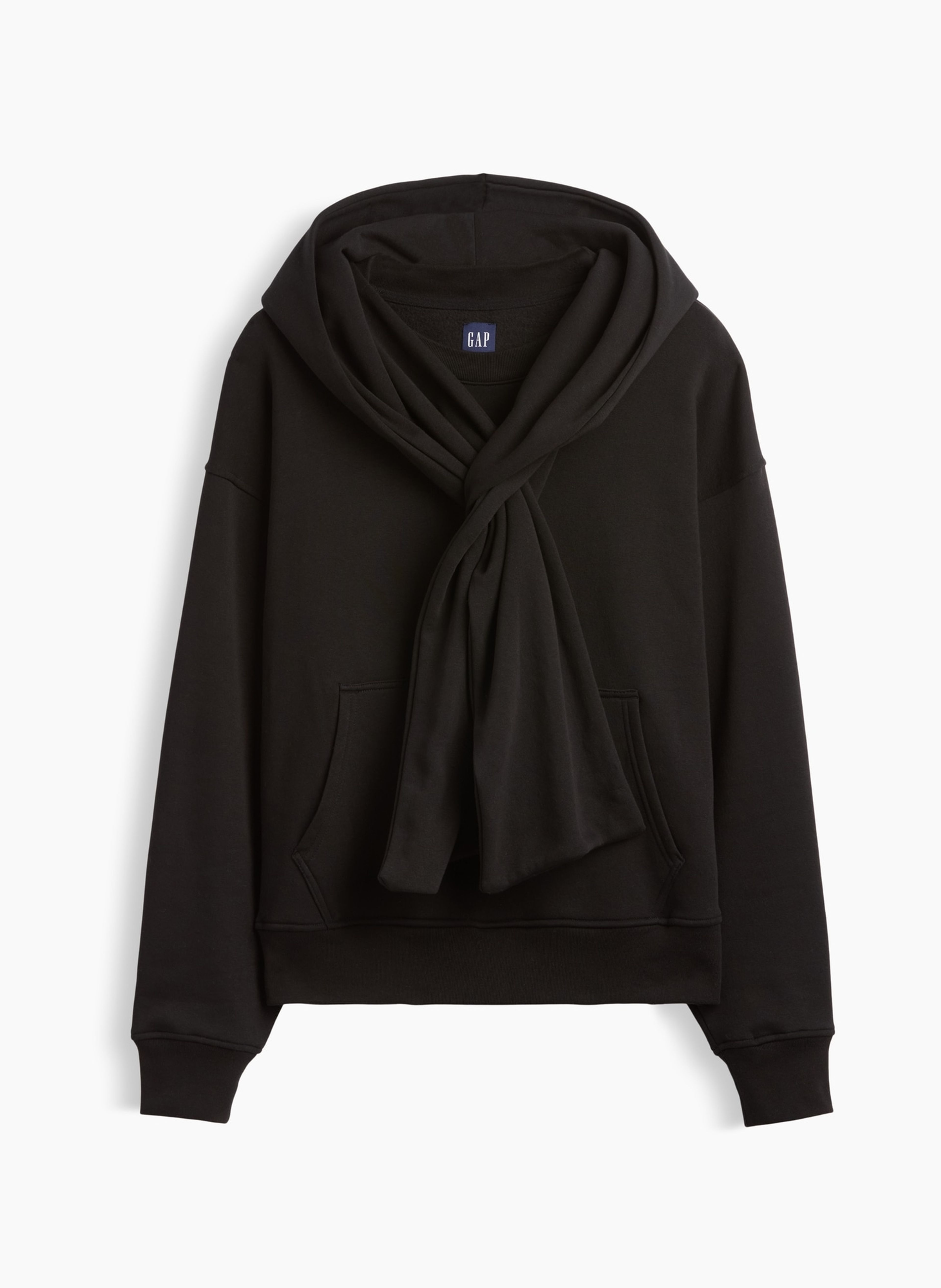 Hanorac oversize cu fular VintageSoft unisex - 006
