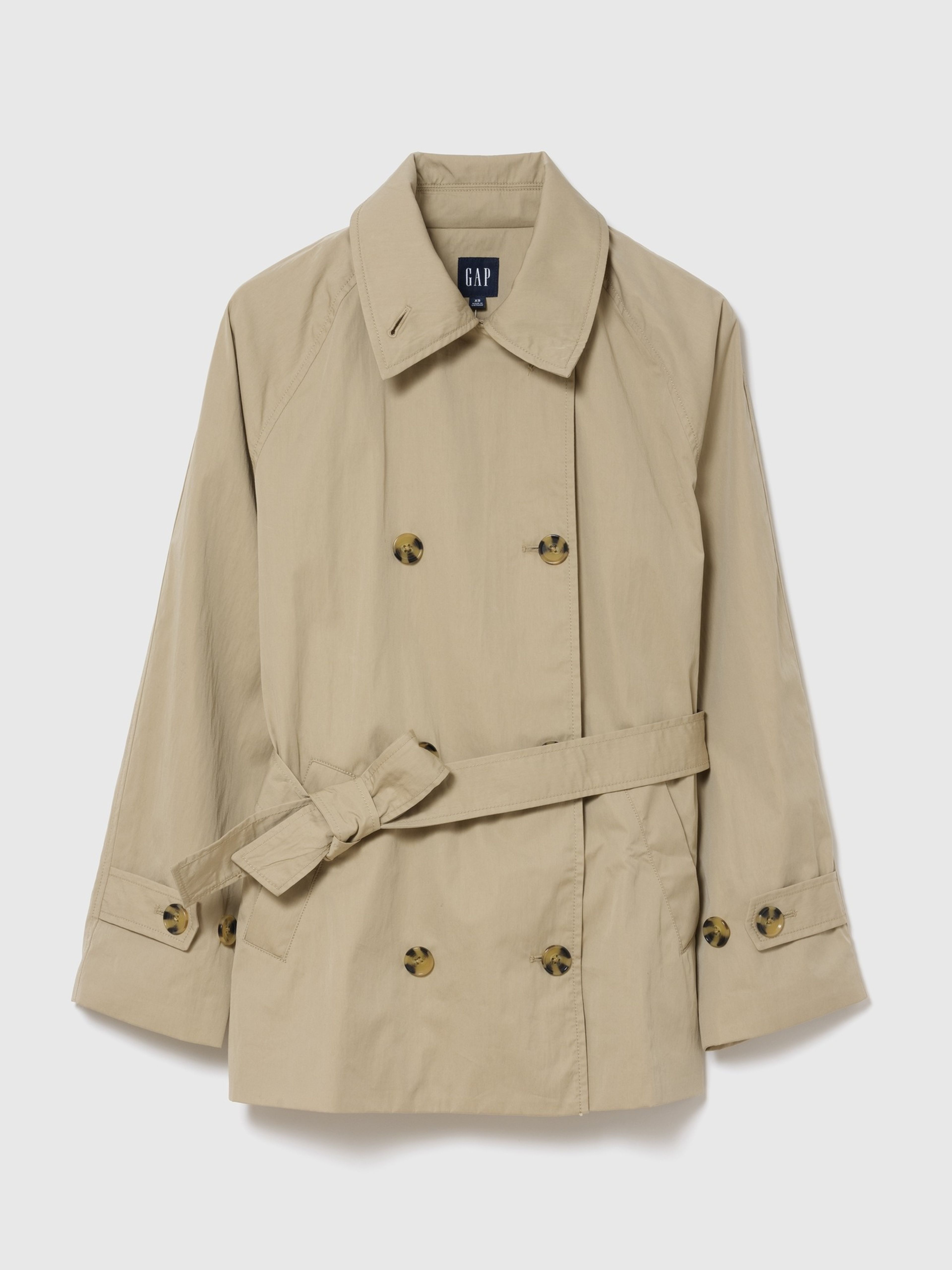 Midi trenchcoat met ceintuur - 004