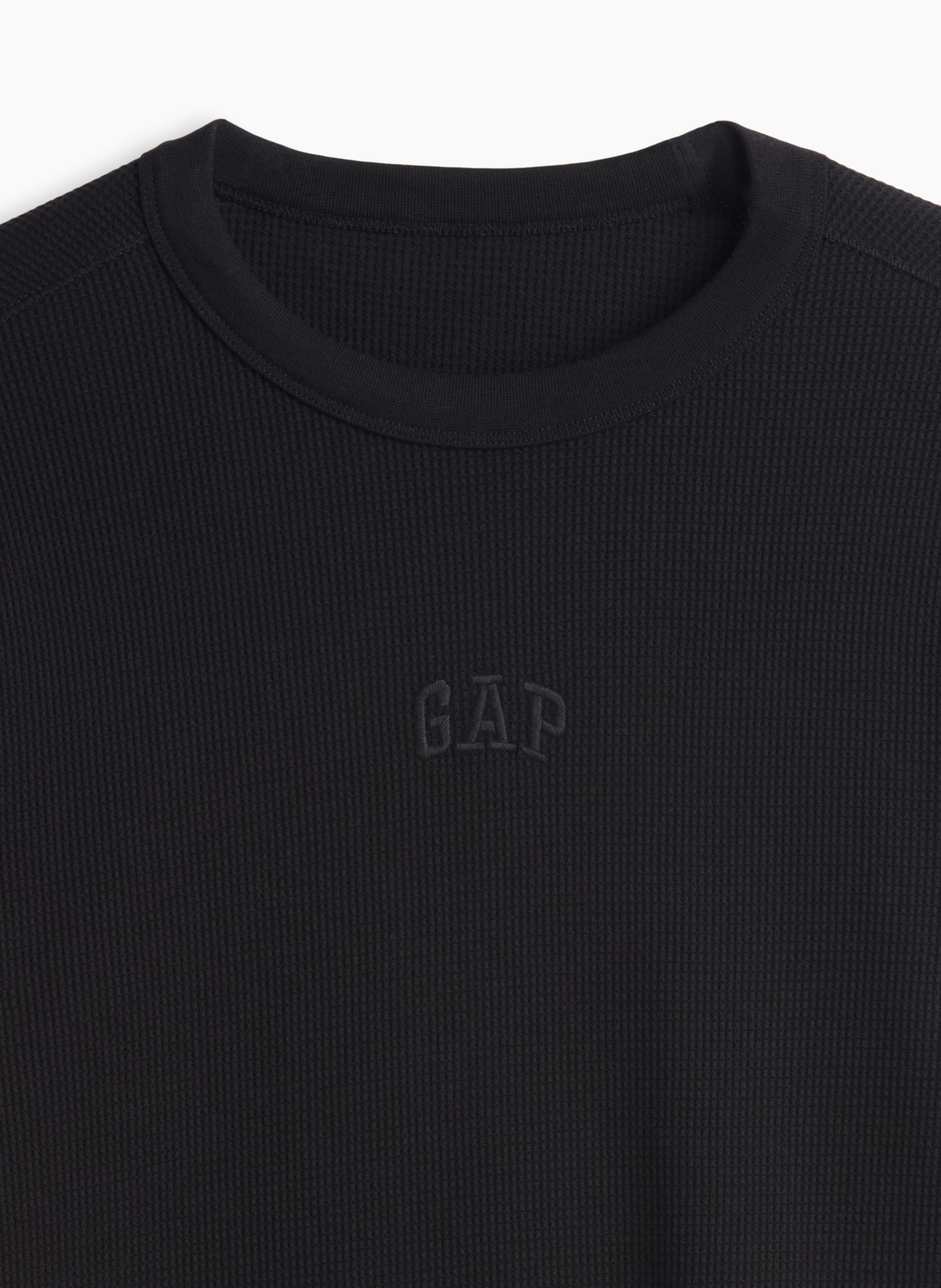 Waflowy T-shirt z logo - 004