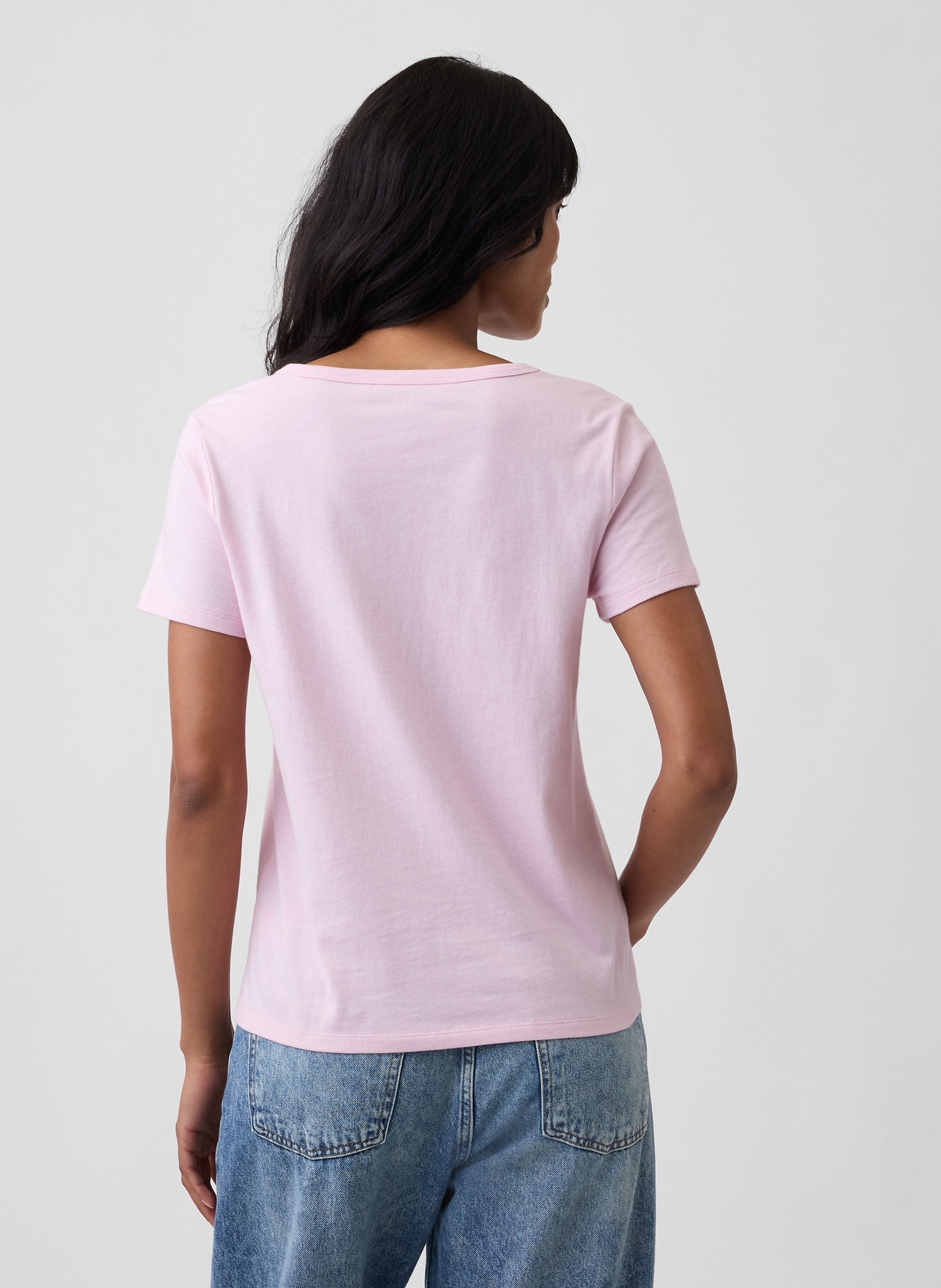 T-shirt à col V - 002