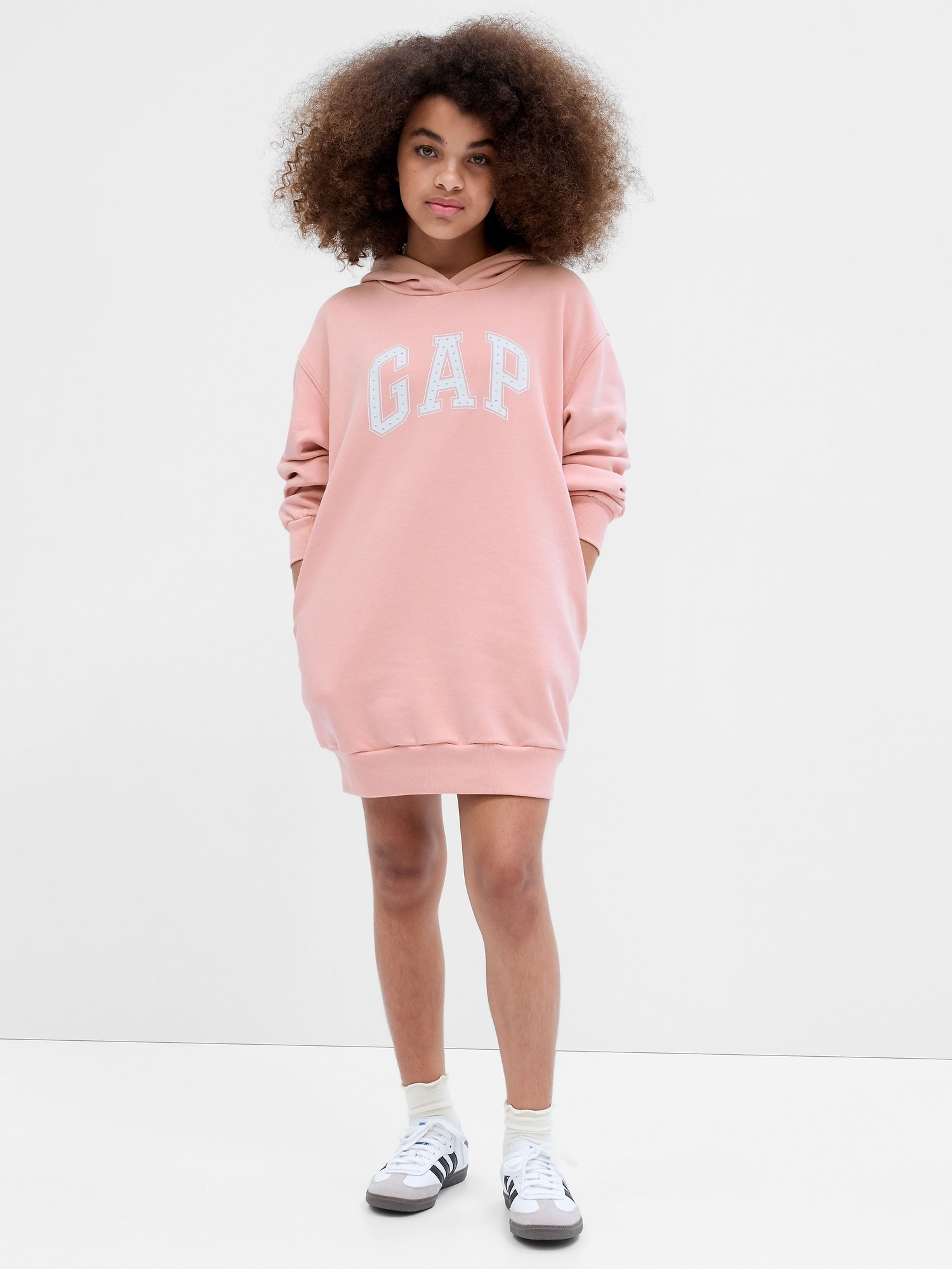 Kinder Sweatshirtkleid mit Logo