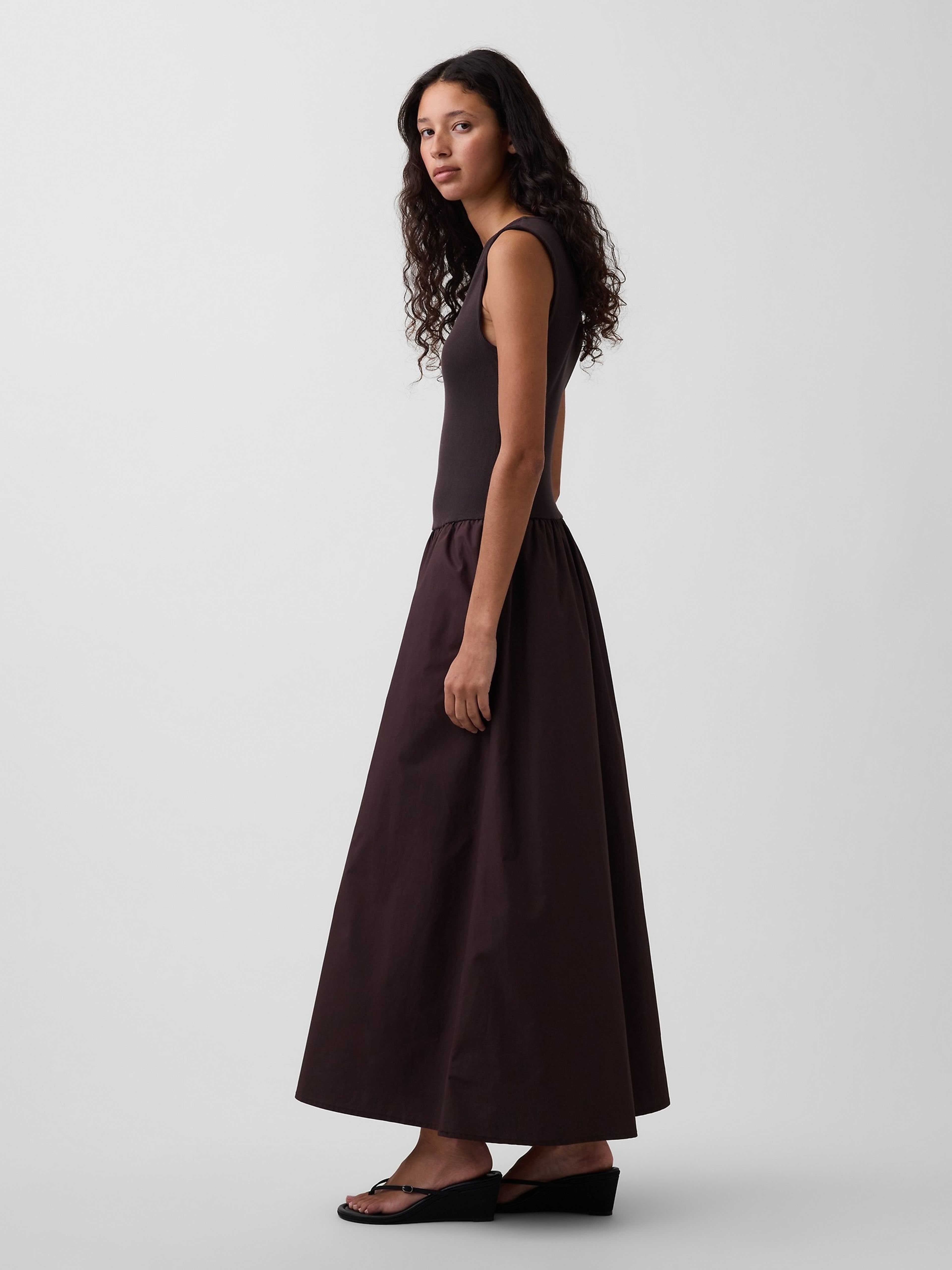 Abito maxi con tasche - 003