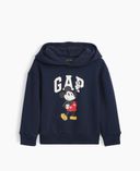 Bébé sweat à capuche Gap & Disney Mickey Mouse avec logo-Bleu marine - 001