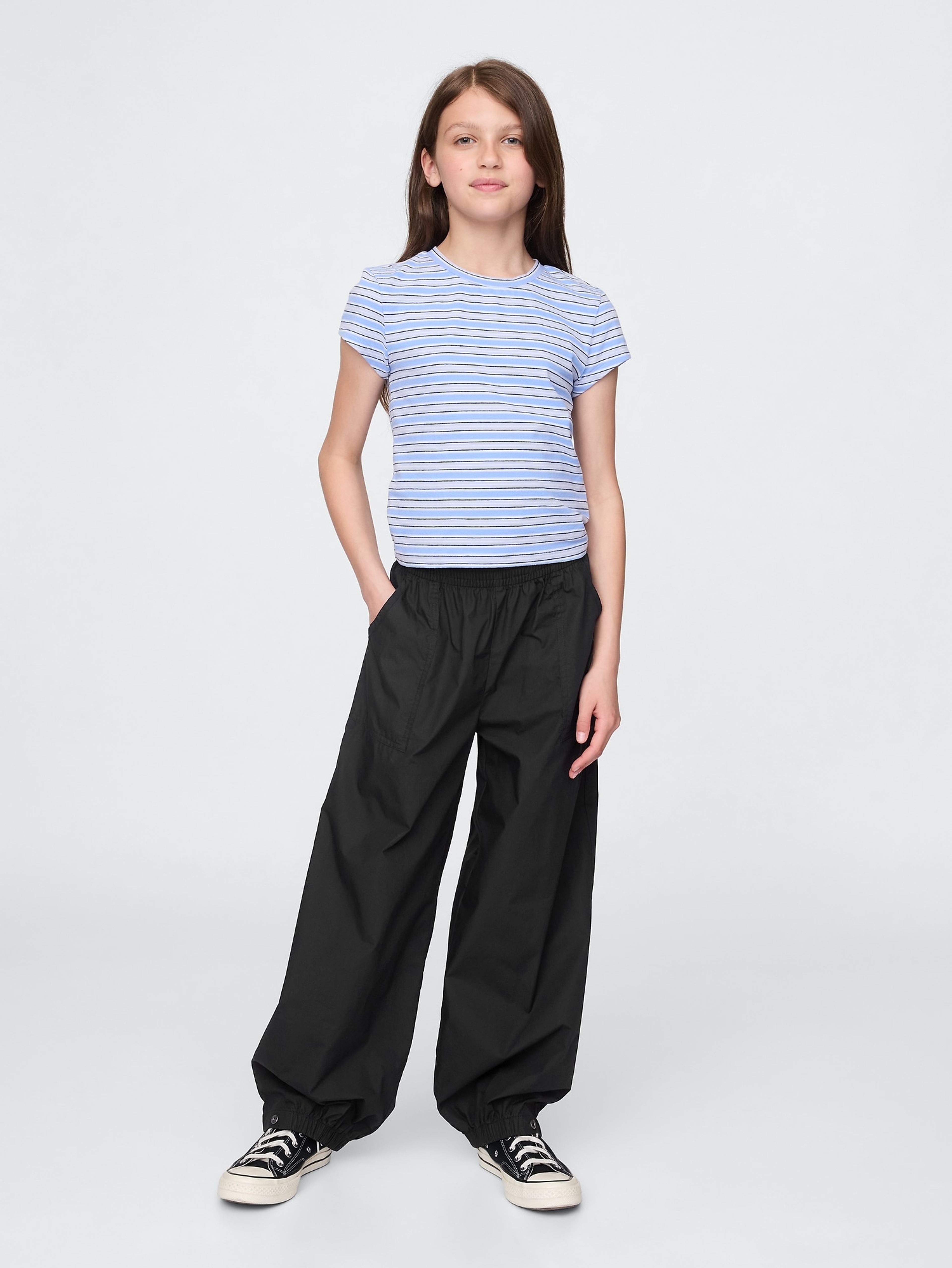 Dětské popelínové kalhoty Baggy Joggers