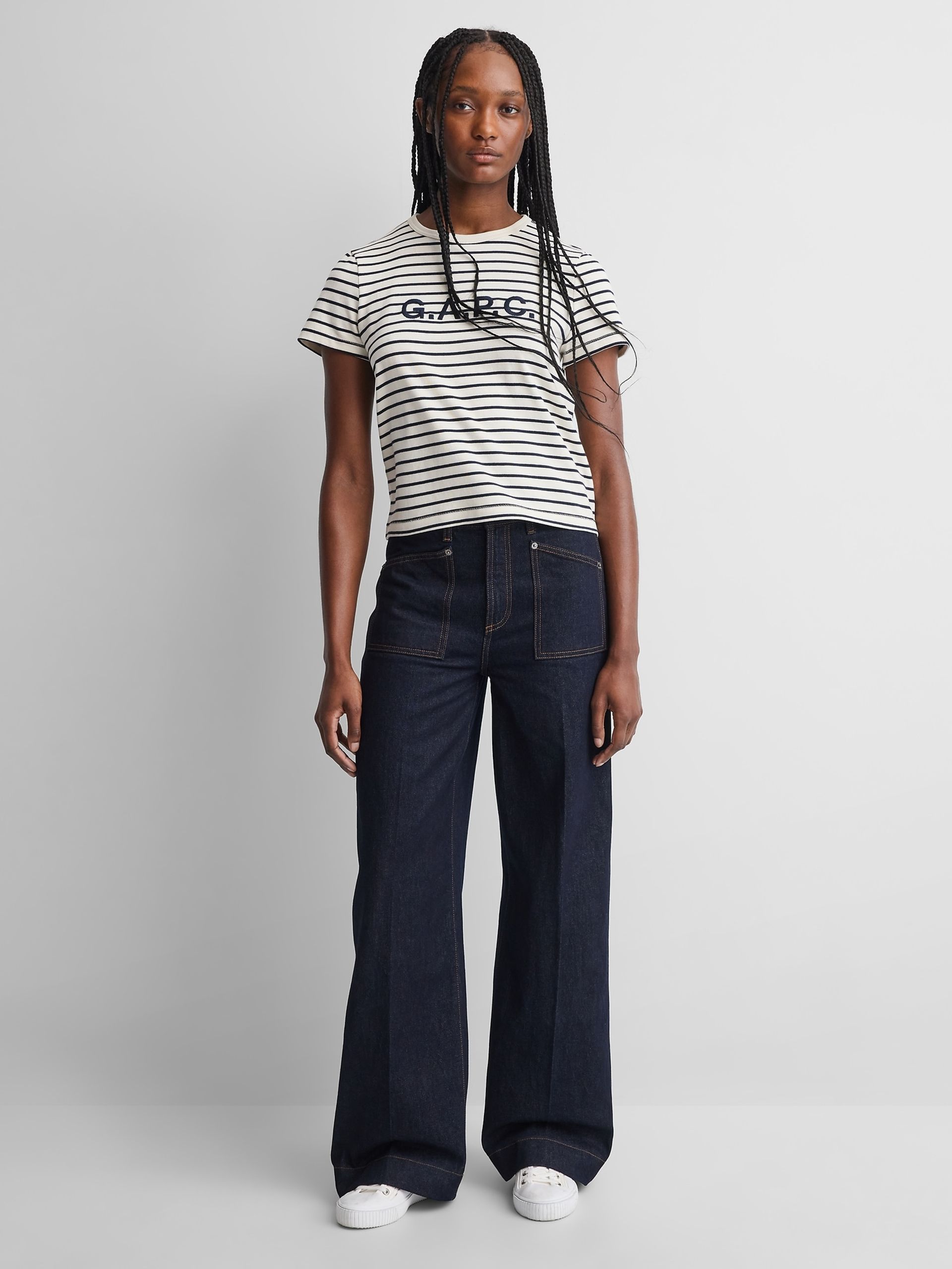 High Rise Stride jeans Gap × A.P.C. - 001