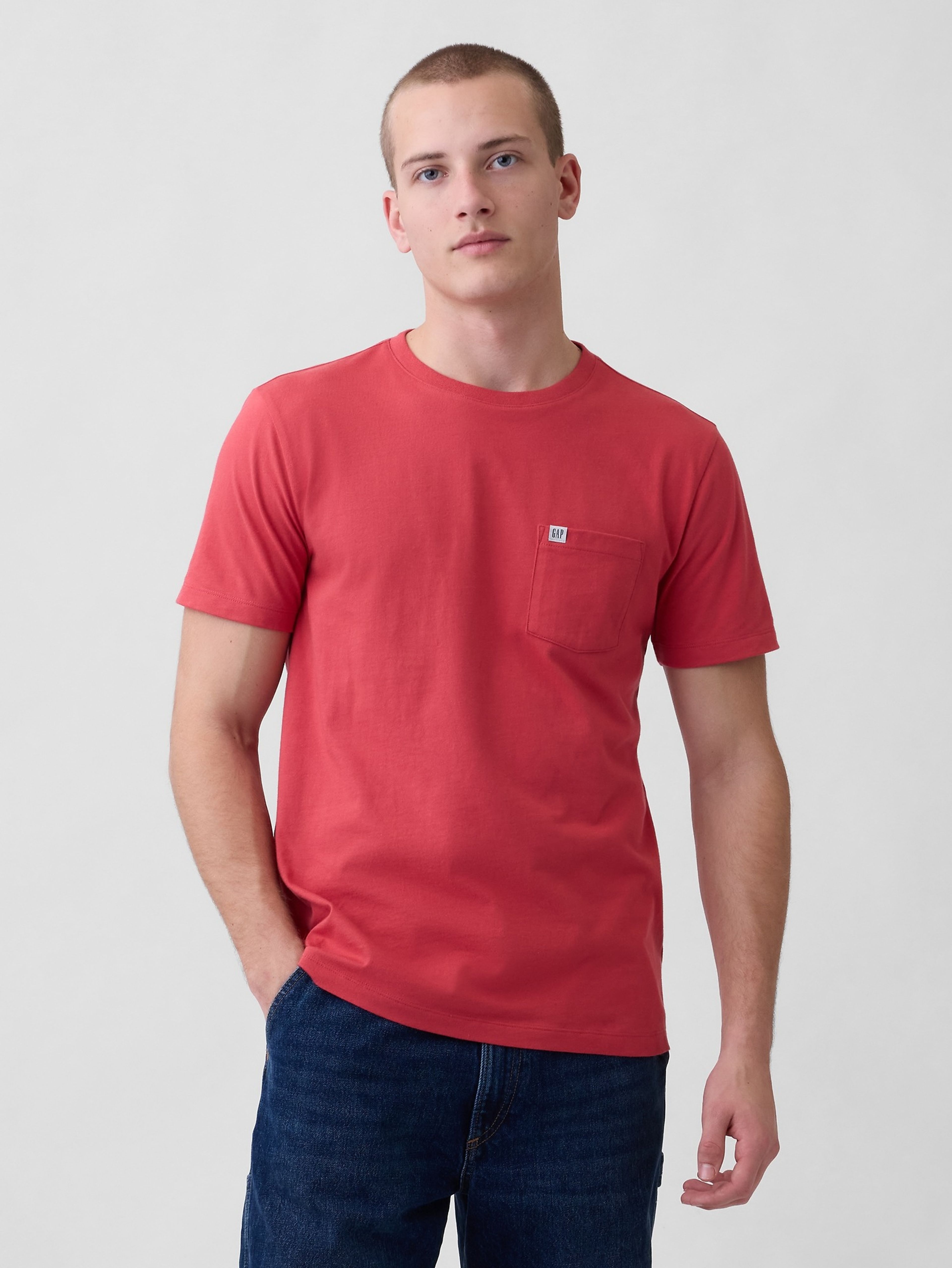 Camiseta con bolsillo