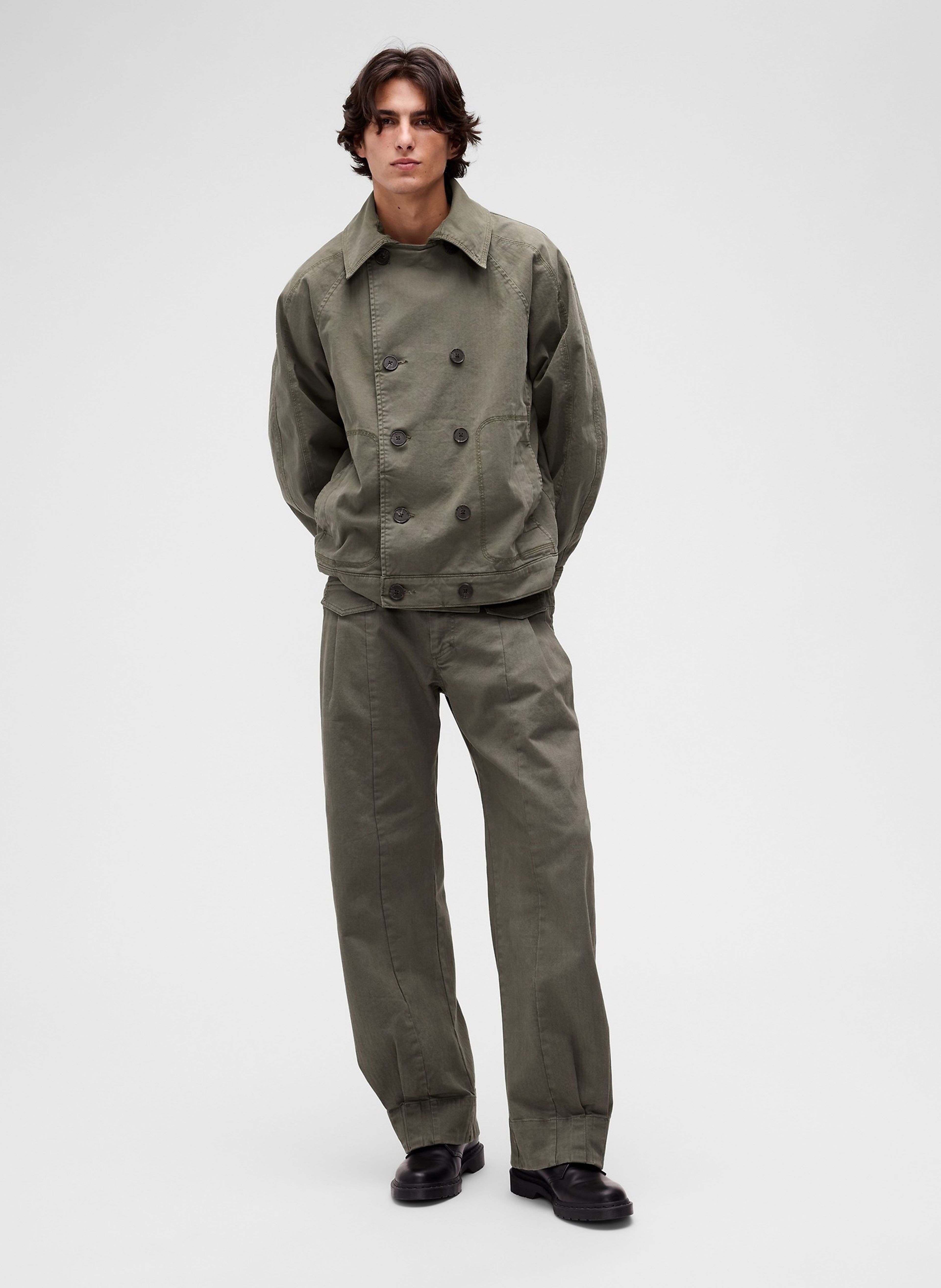 Dvojradový kabát GapStudio by Zac Posen unisex - 003