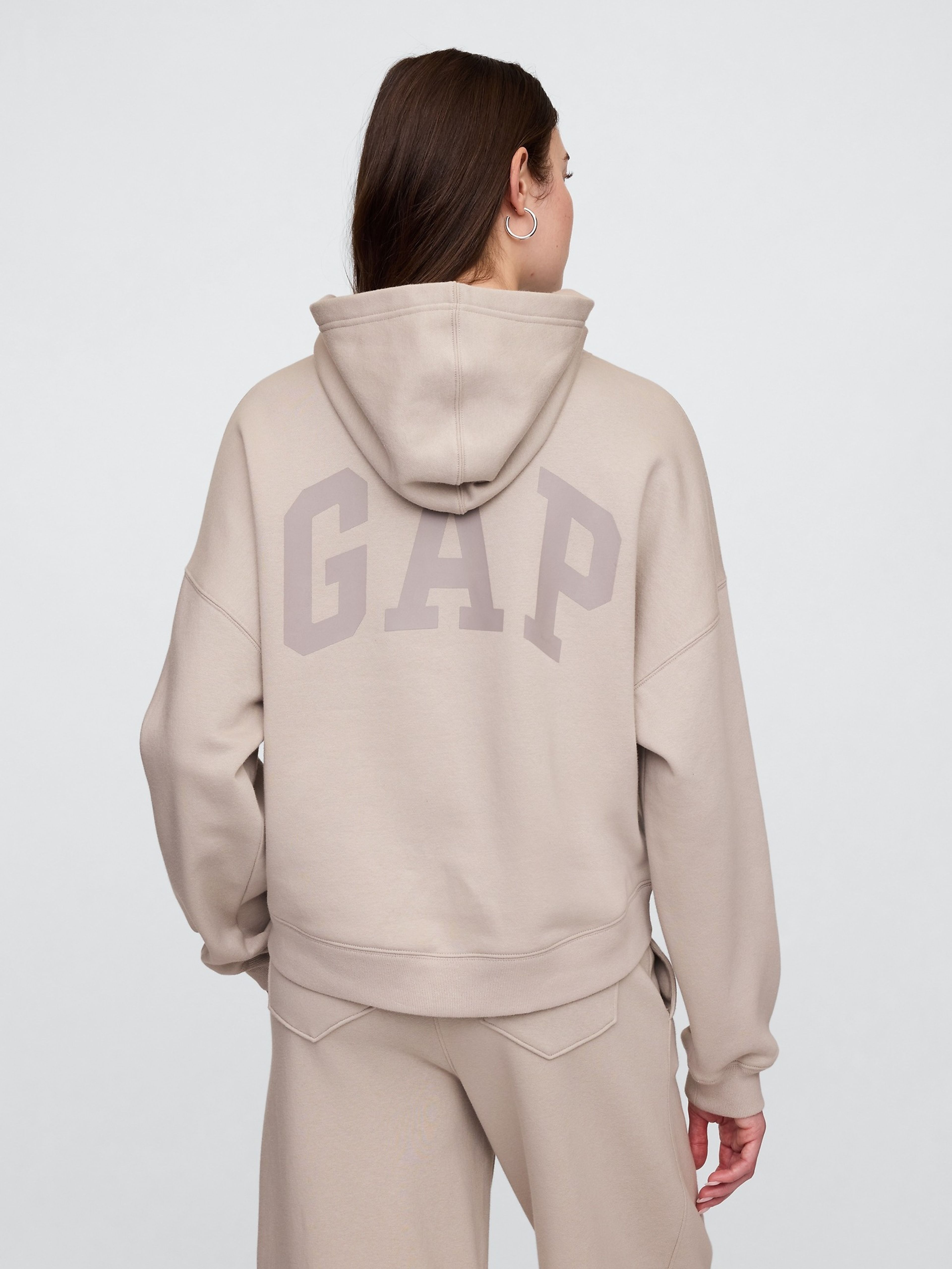 Crop mikina z logo
