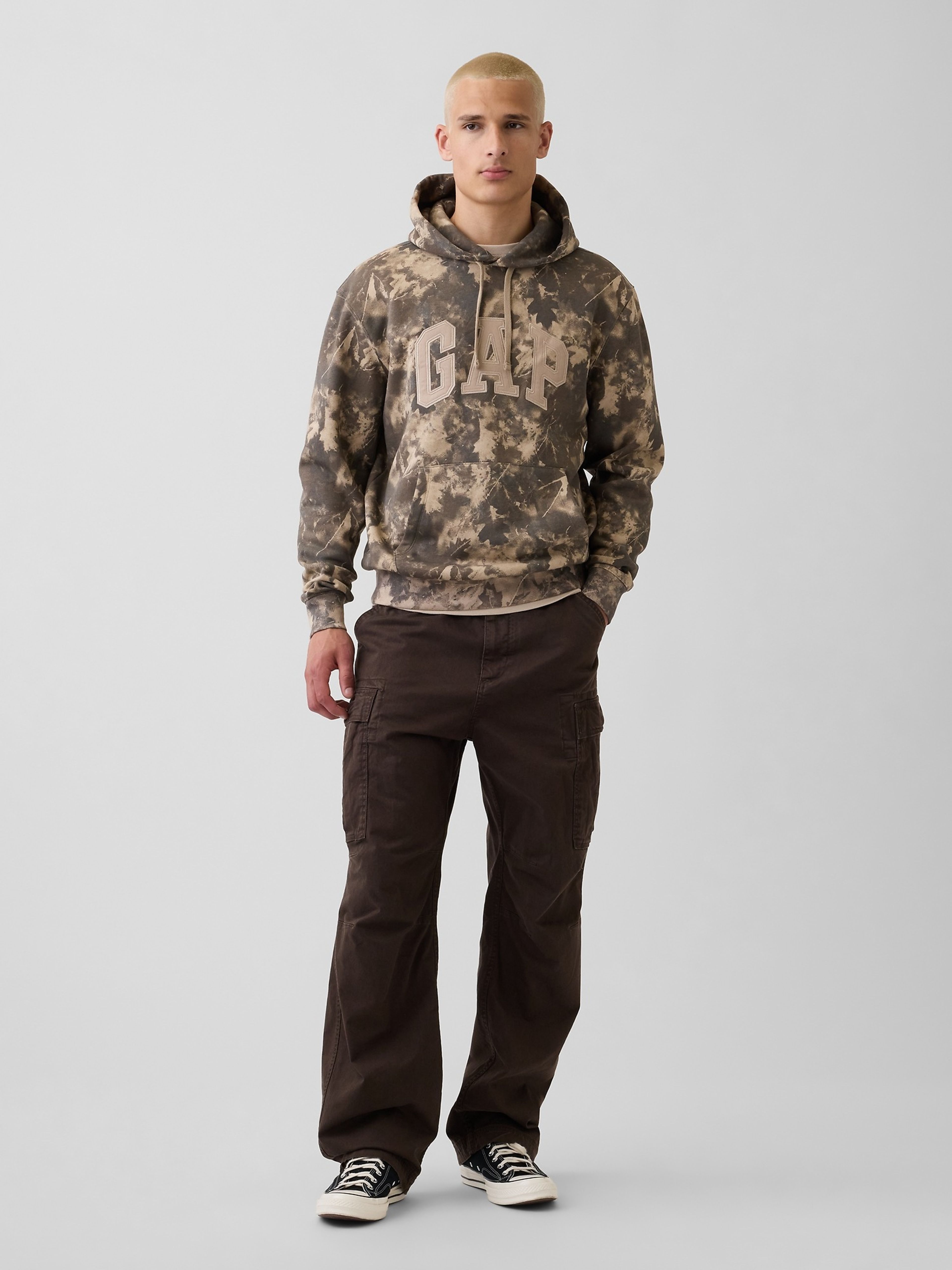 VintageSoft Hoodie unisex mit Logo - 002