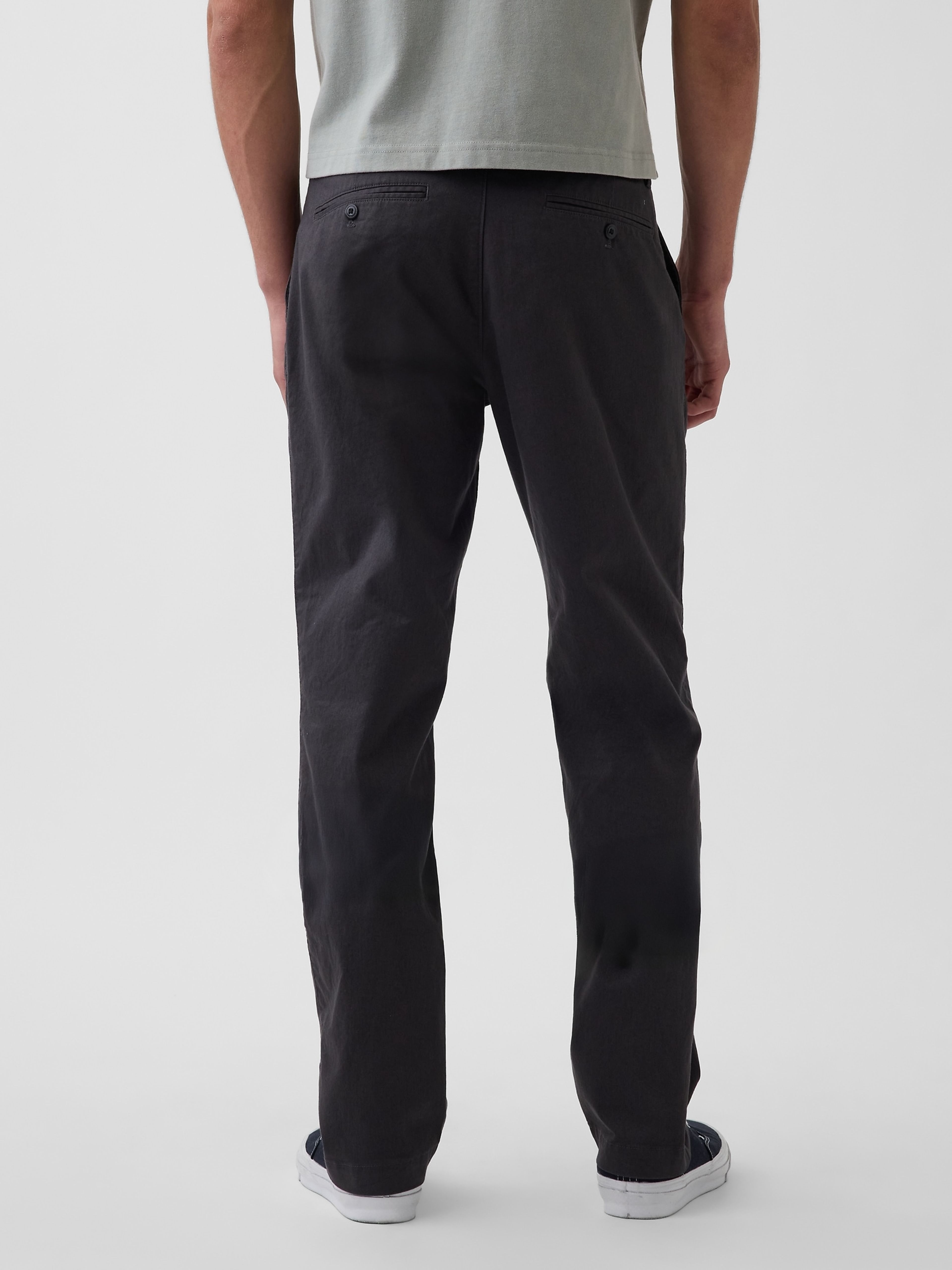 Straight khaki broek - 004