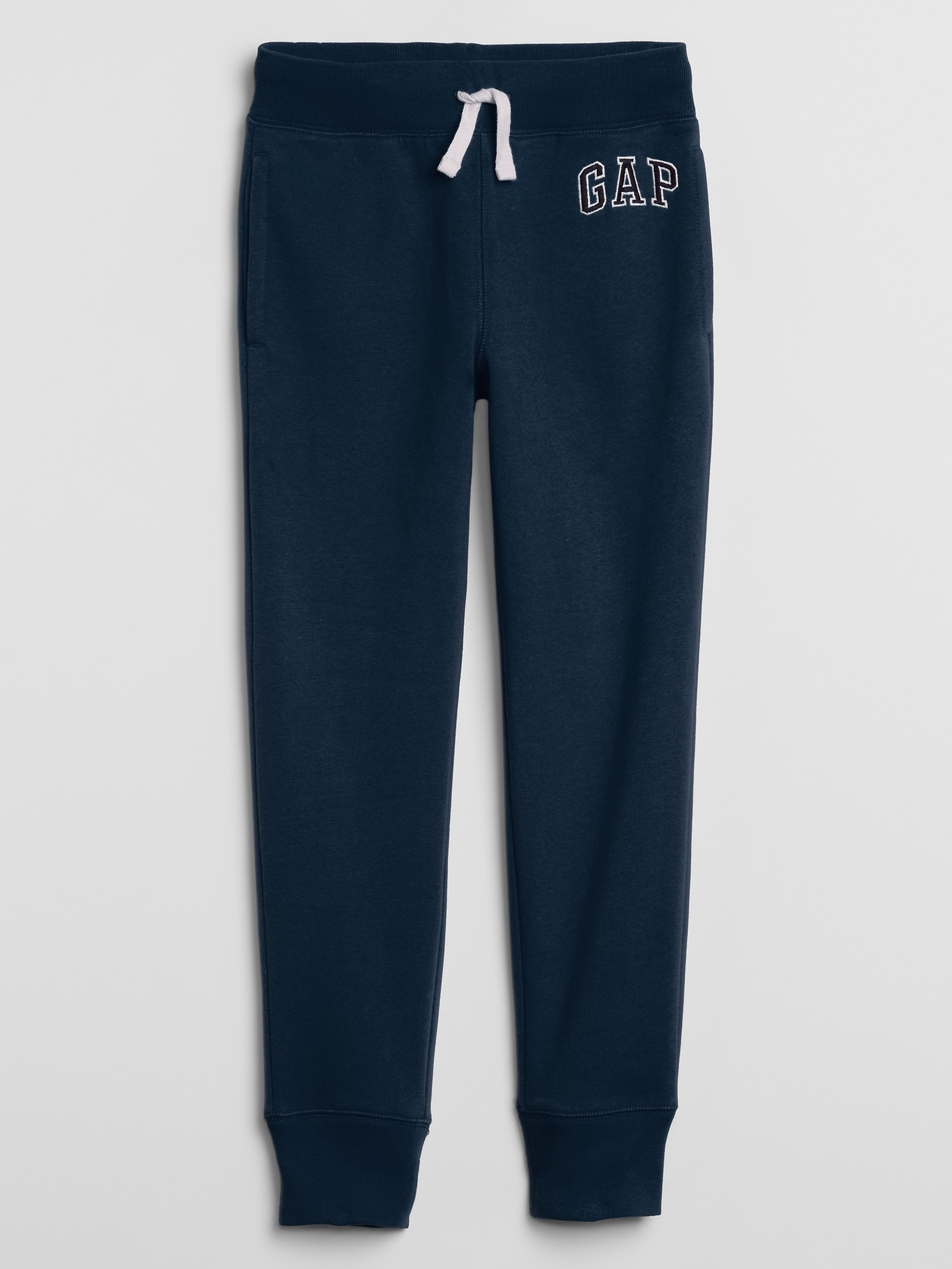 Pantaloni de trening fleece logo pentru copii