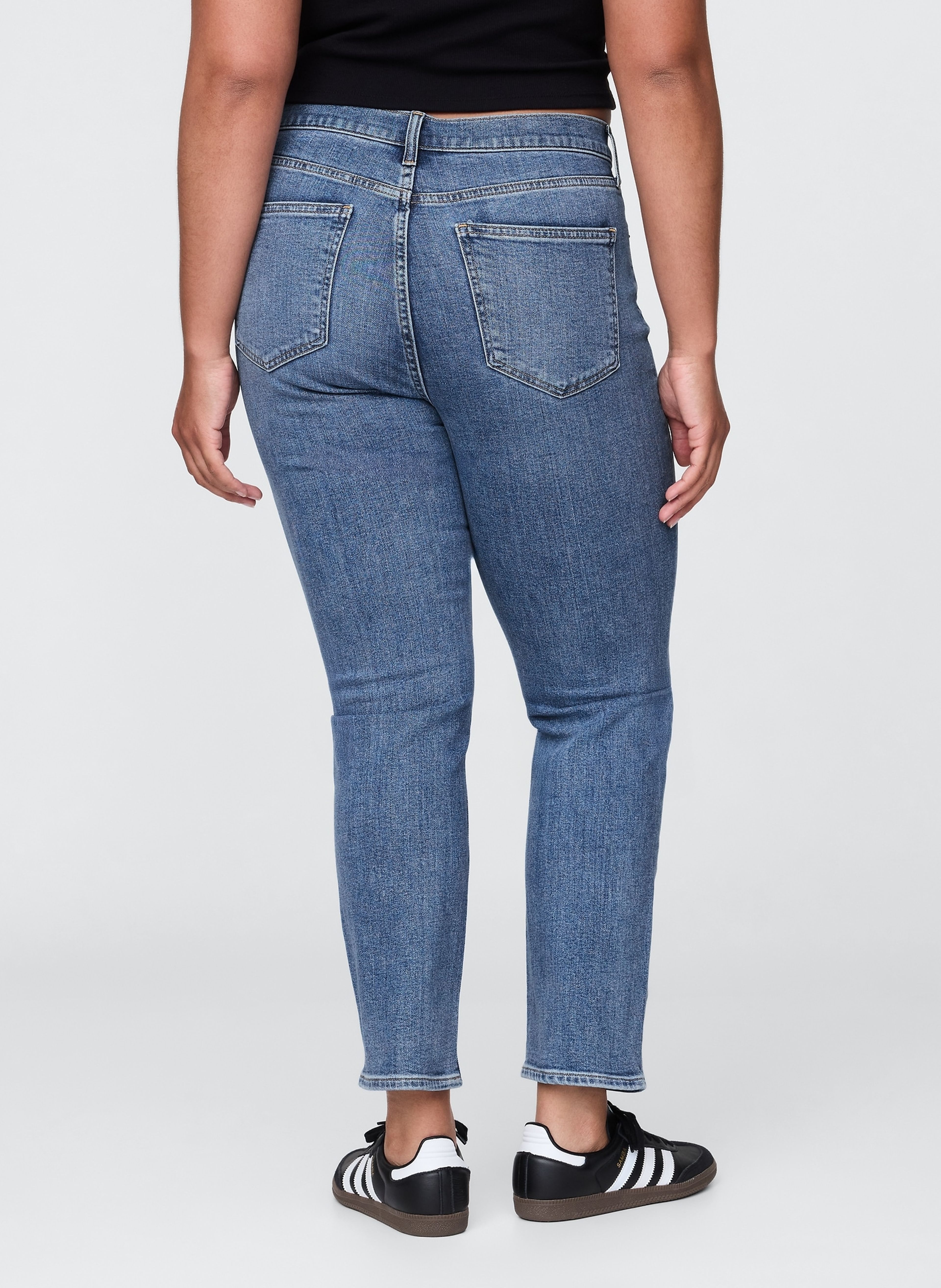 High Rise Slim Vintage Jeans - 006