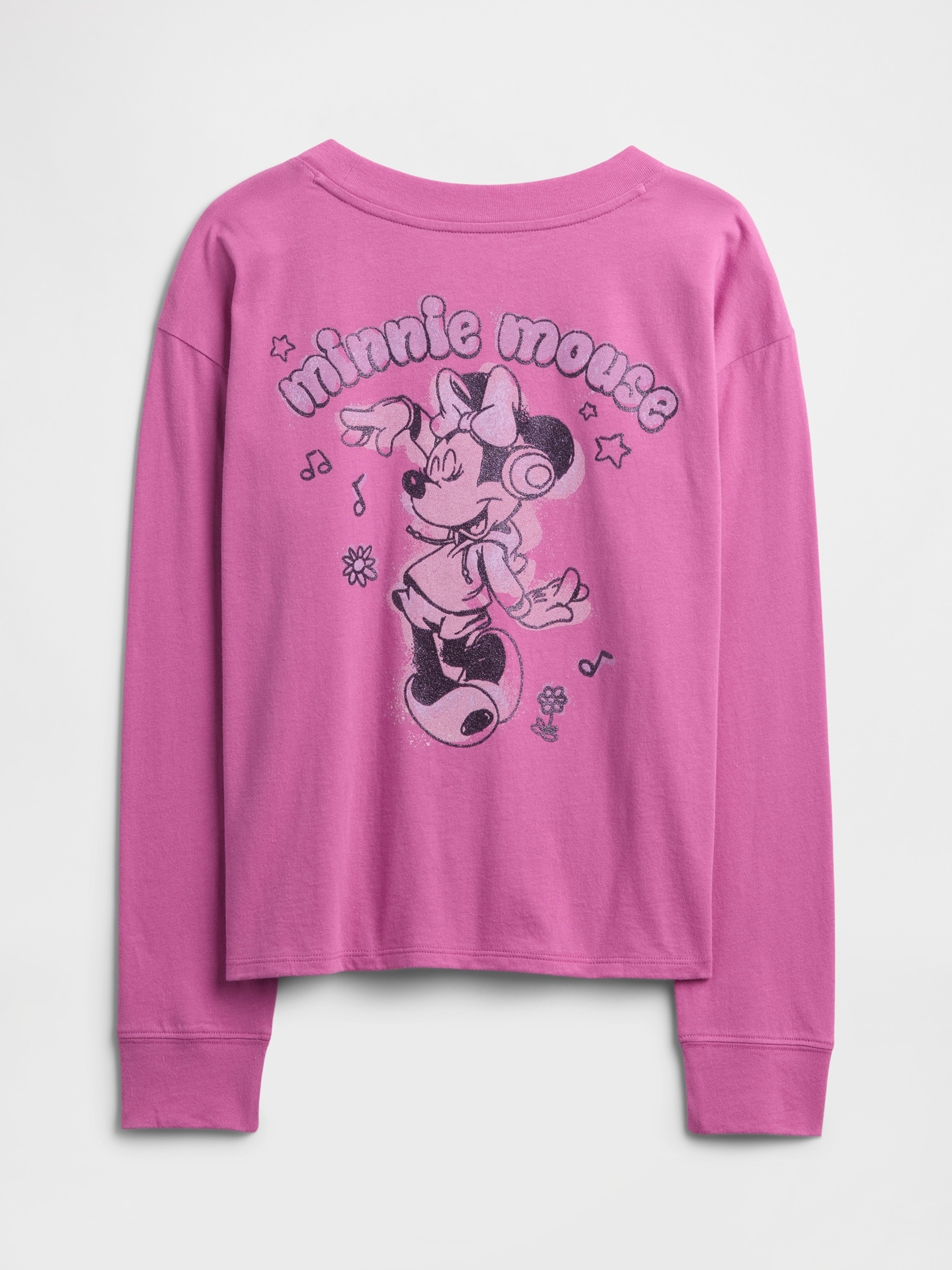 Dziecięcy oversize t-shirt z logo Gap & Disney - 002