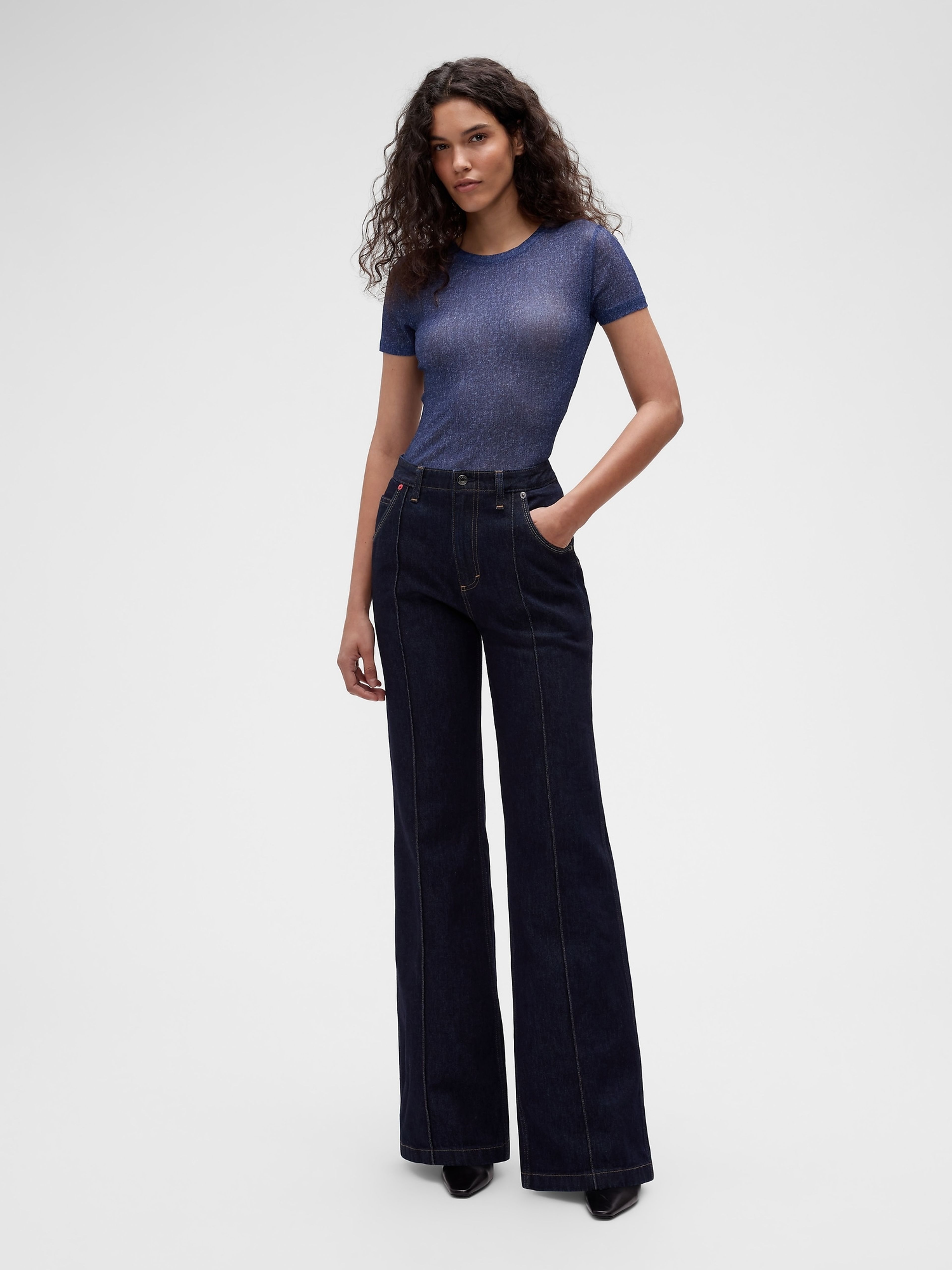 Průsvitné tričko GapStudio by Zac Posen - 003