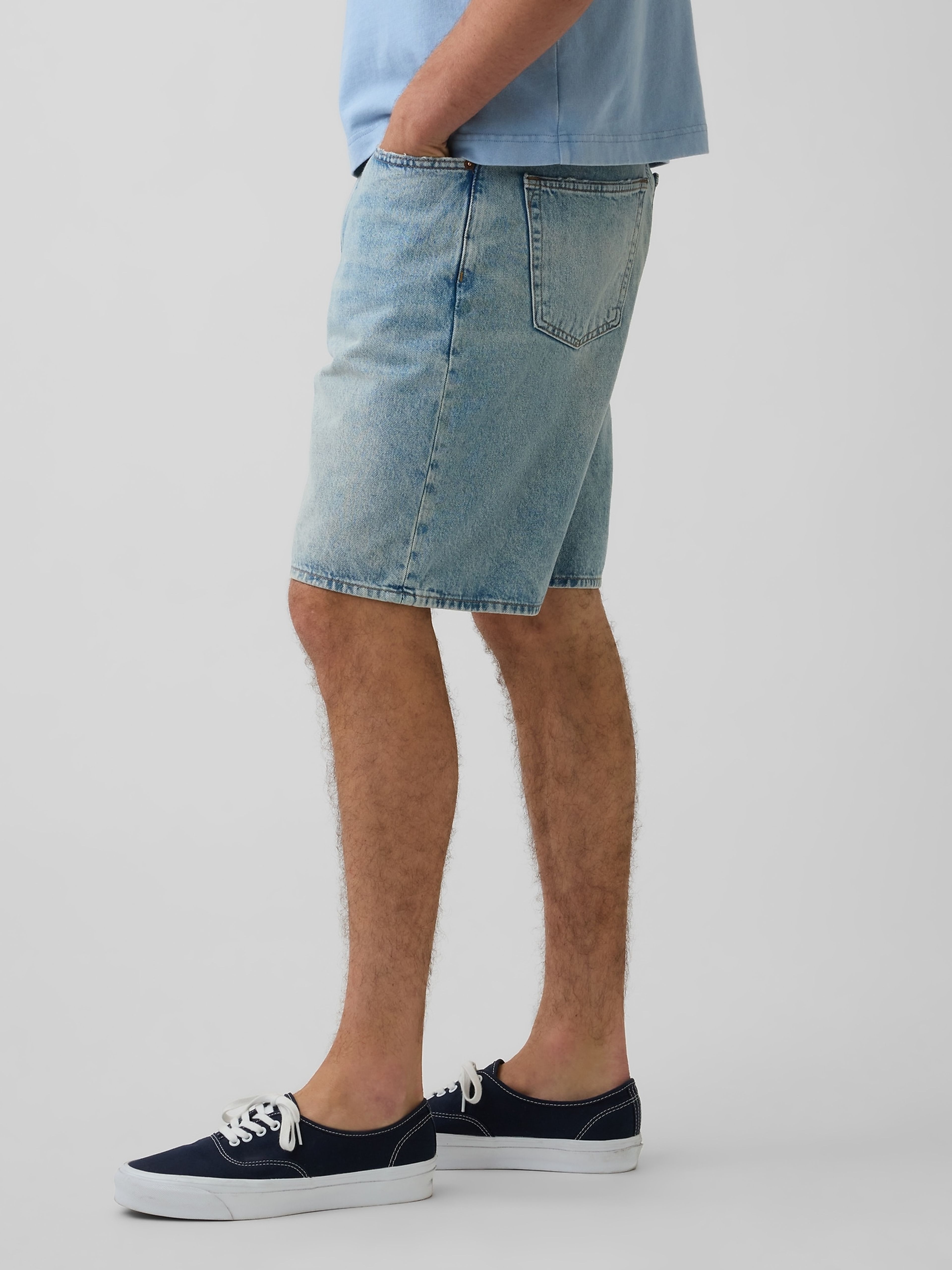 Shorts 90s loose in denim - 005