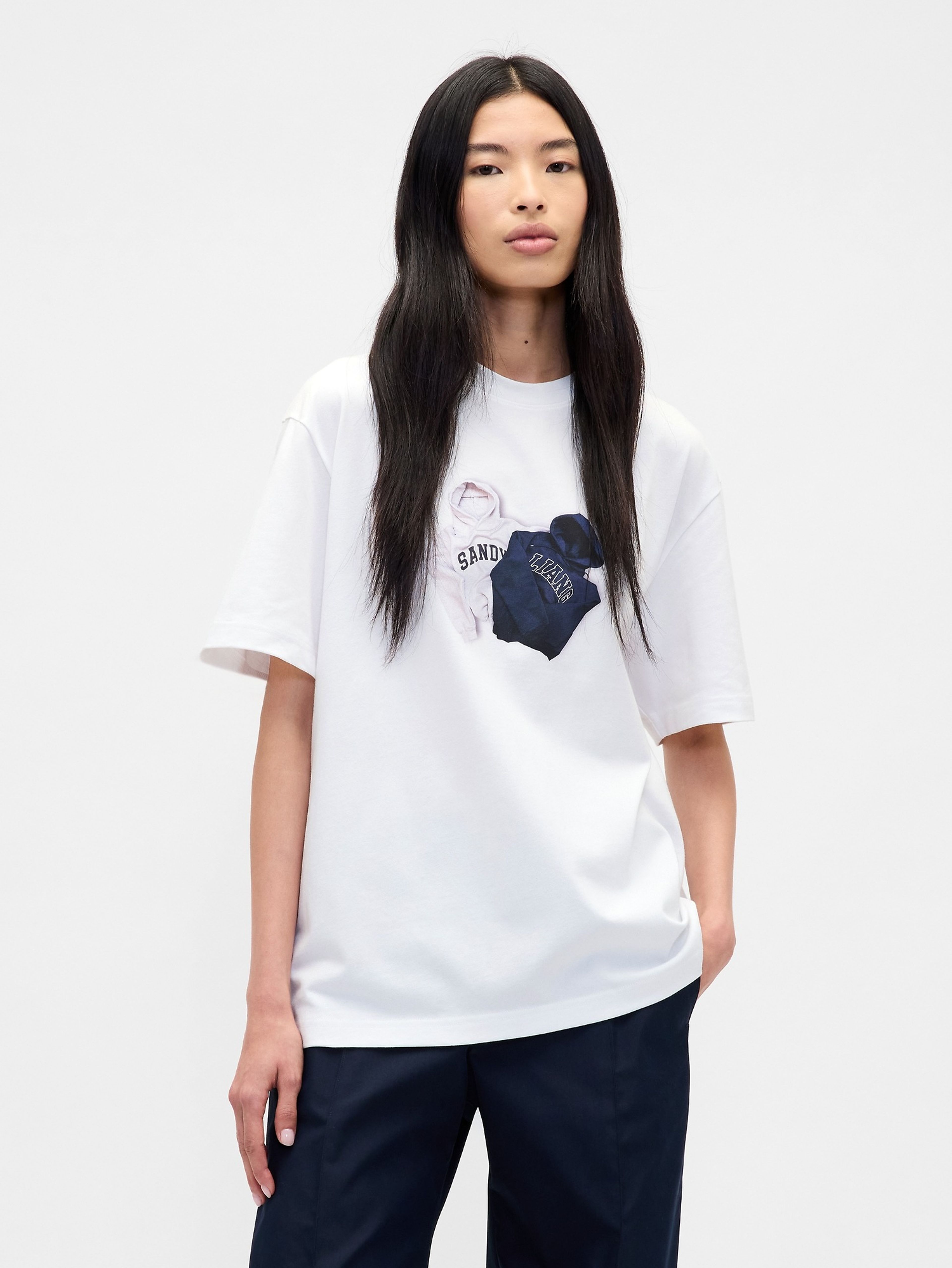 Tricou Heavyweight Unisex Gap × Sandy Liang