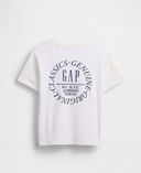 Dziecięcy T-shirt z logo-Biały - 002