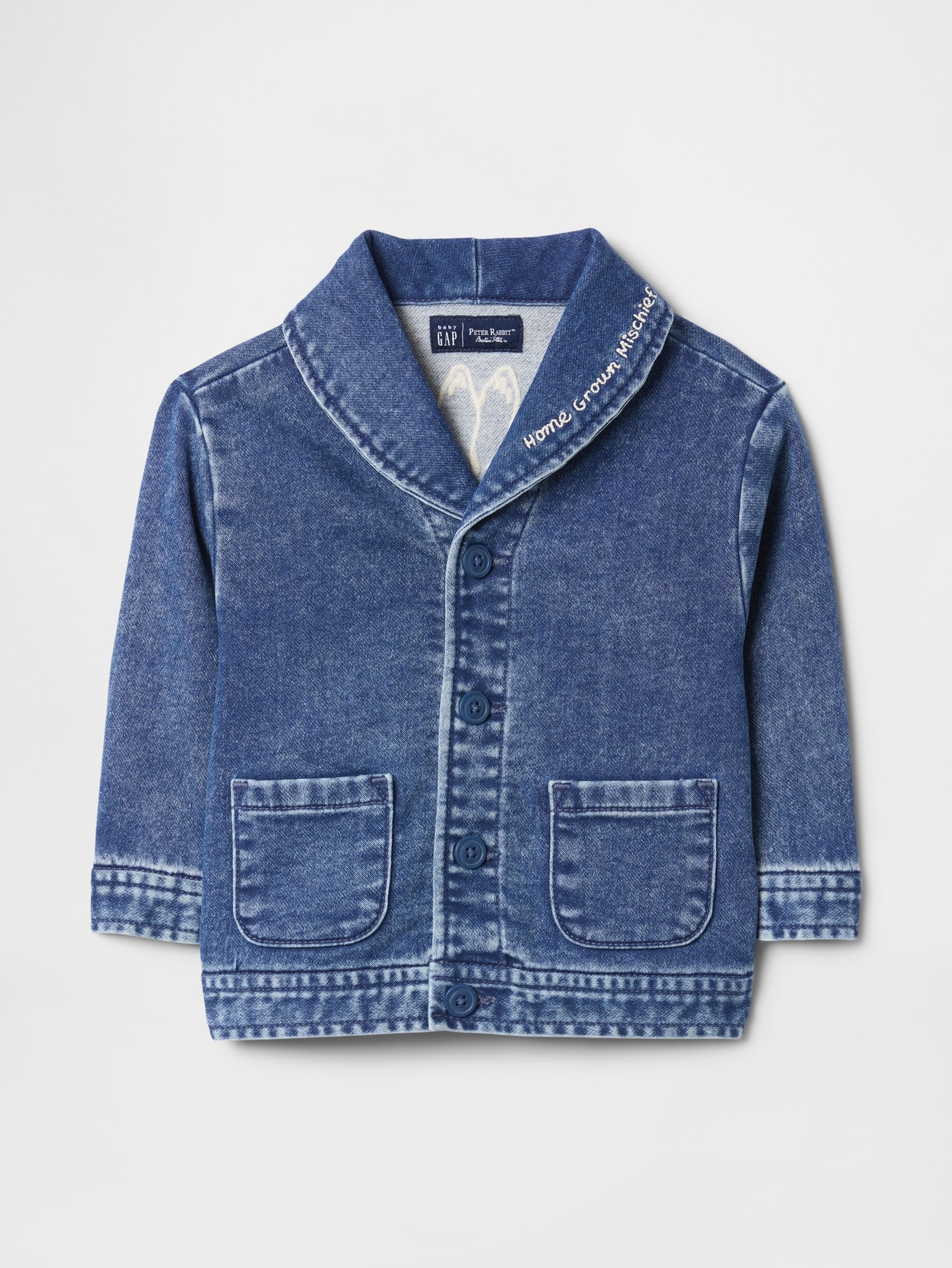 Baby jeansowa kurtka Unisex Gap & Królik Piotruś™