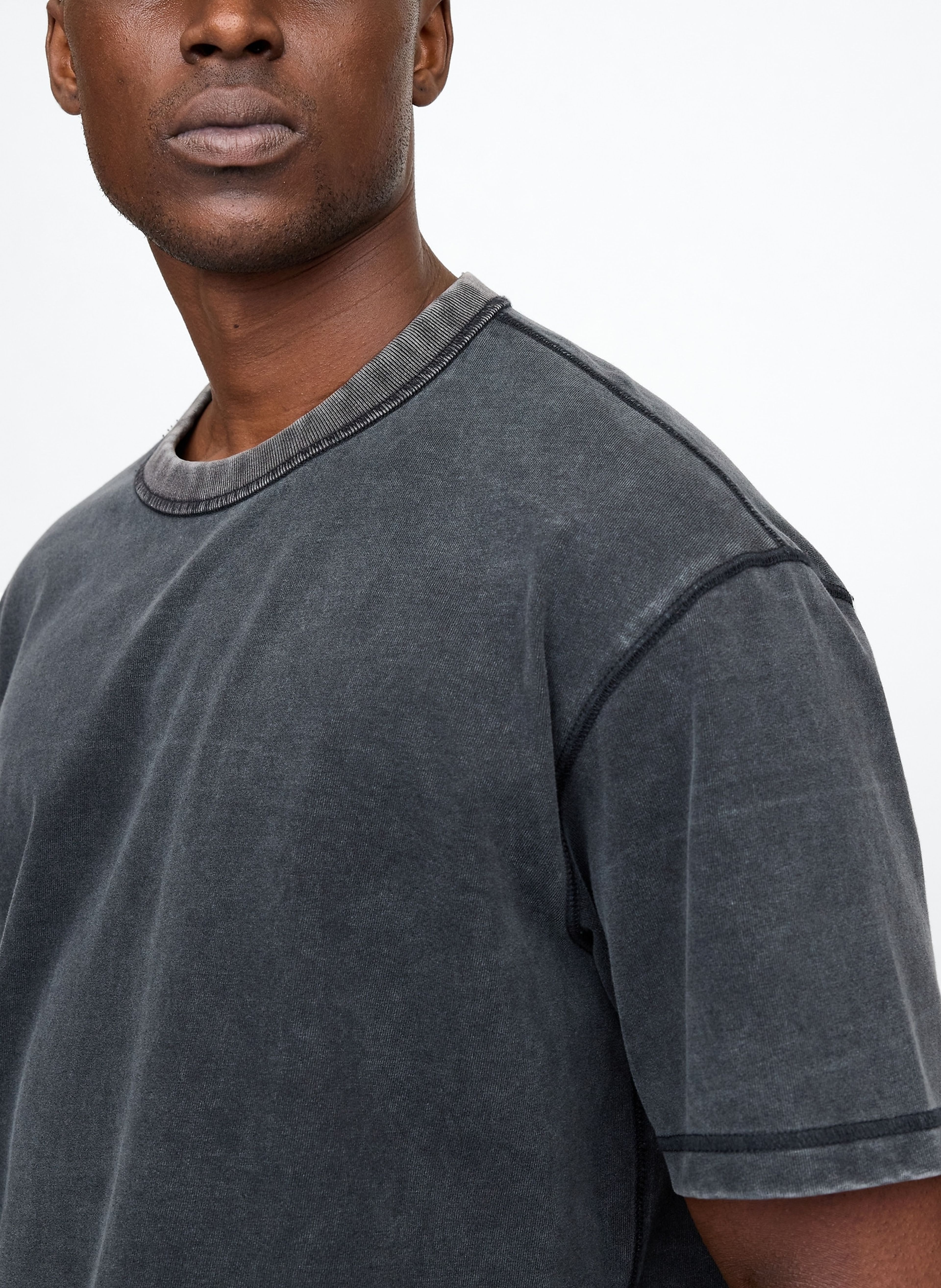 Tricou crop Heavyweight unisex - 005