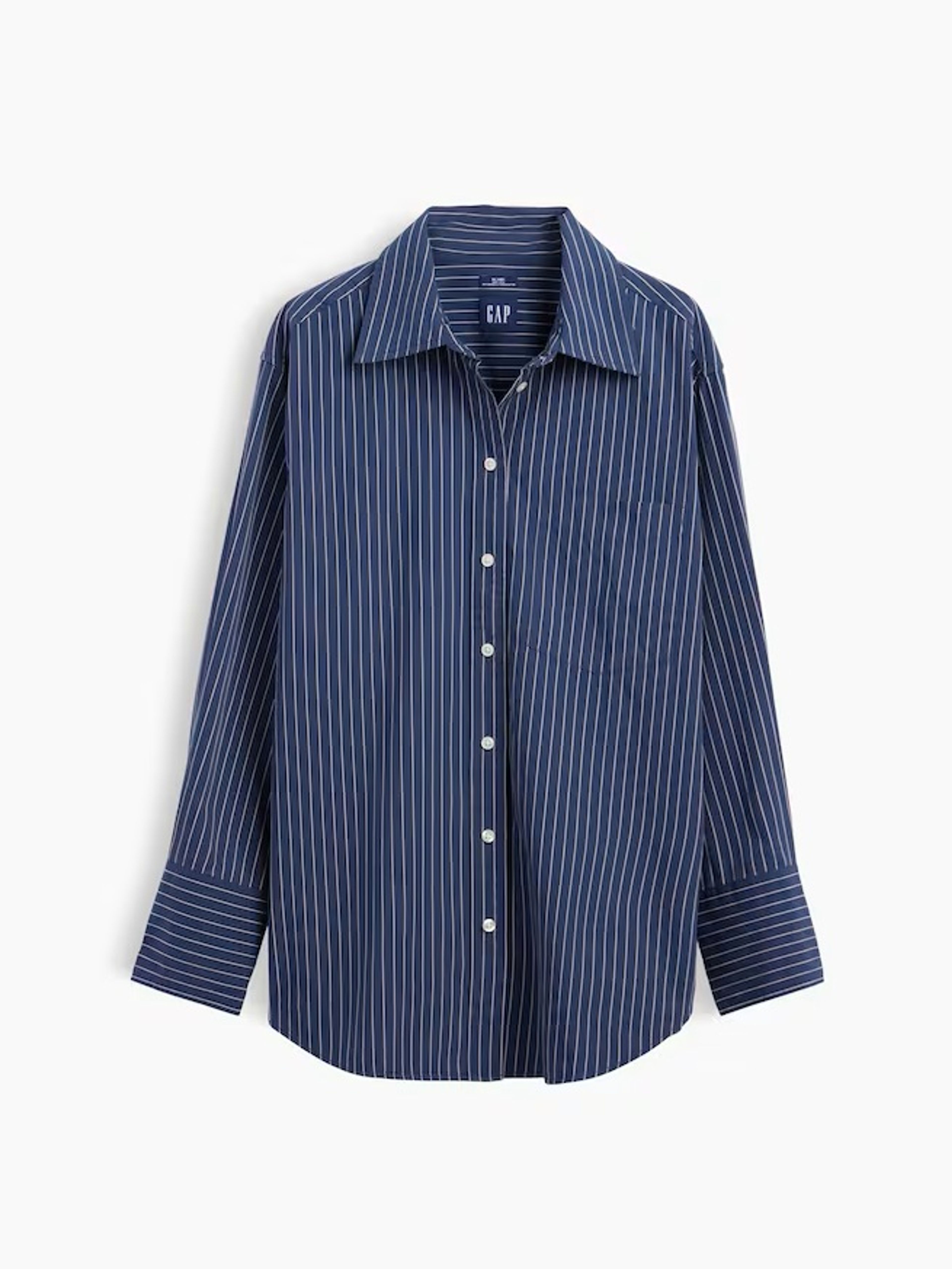 Popelínová oversize košile Big Shirt - 001