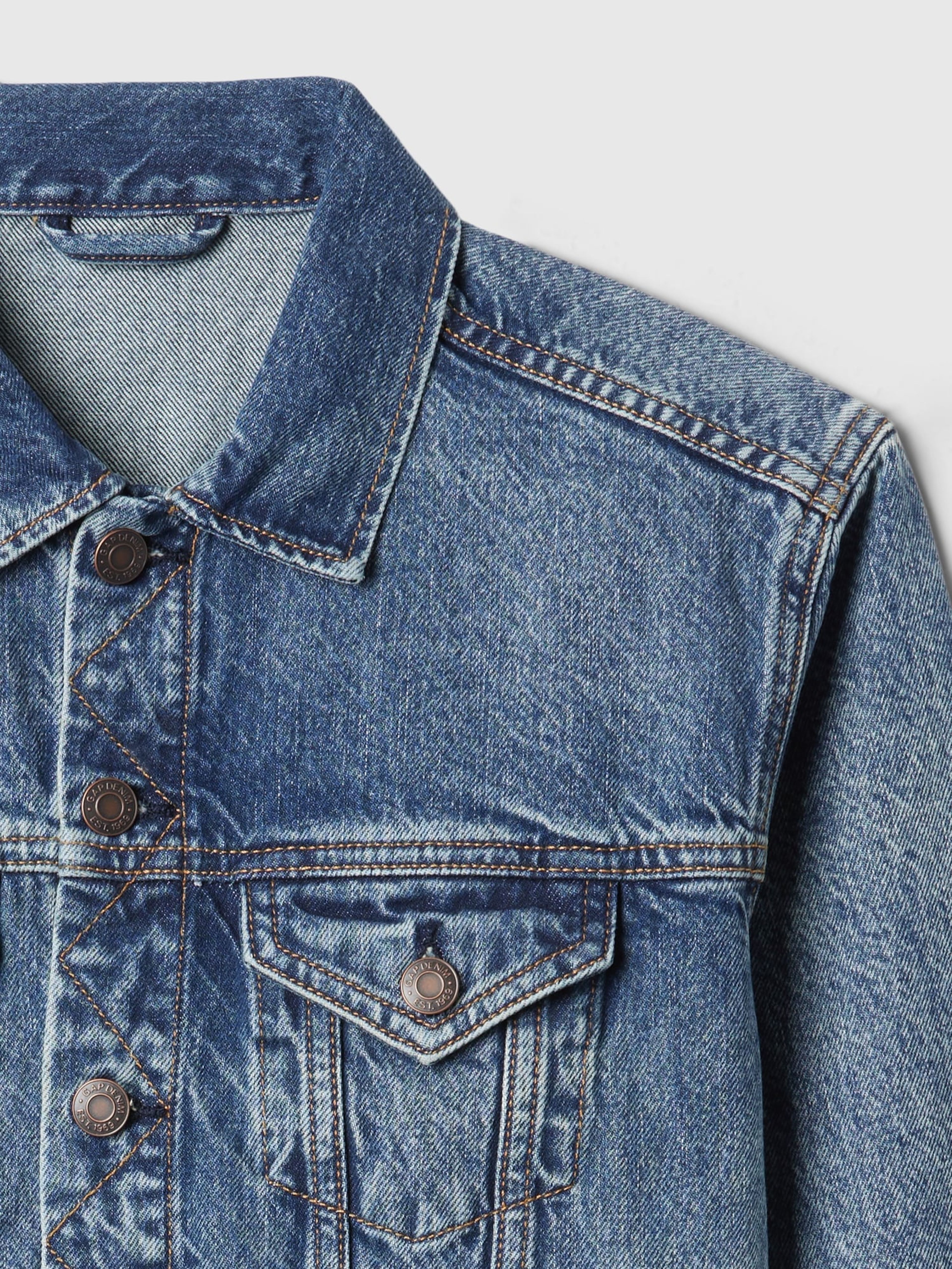 Jachetă din denim pentru copii Unisex
