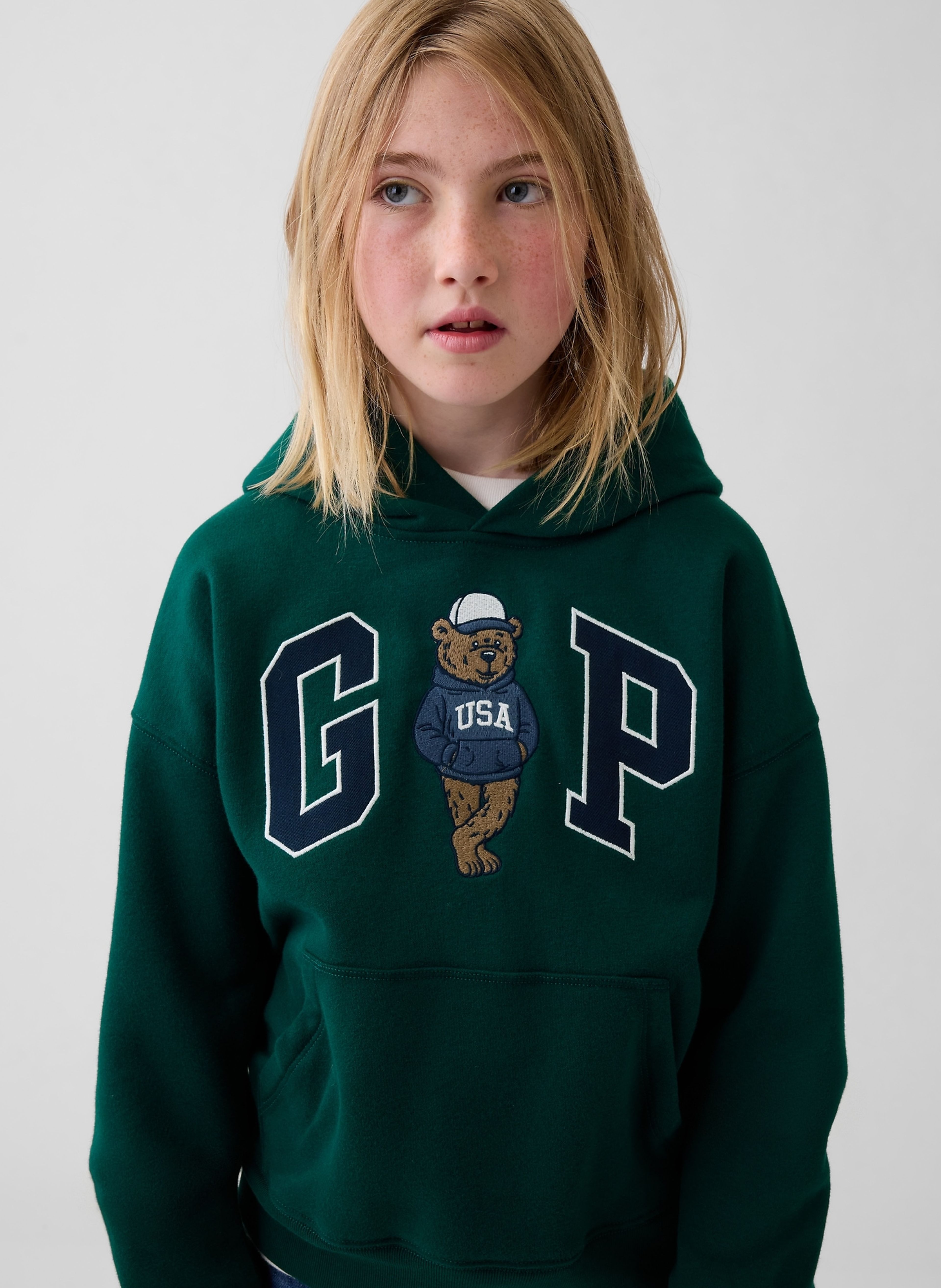 Gyerek pulóver Brannan Bear VintageSoft logóval - 002