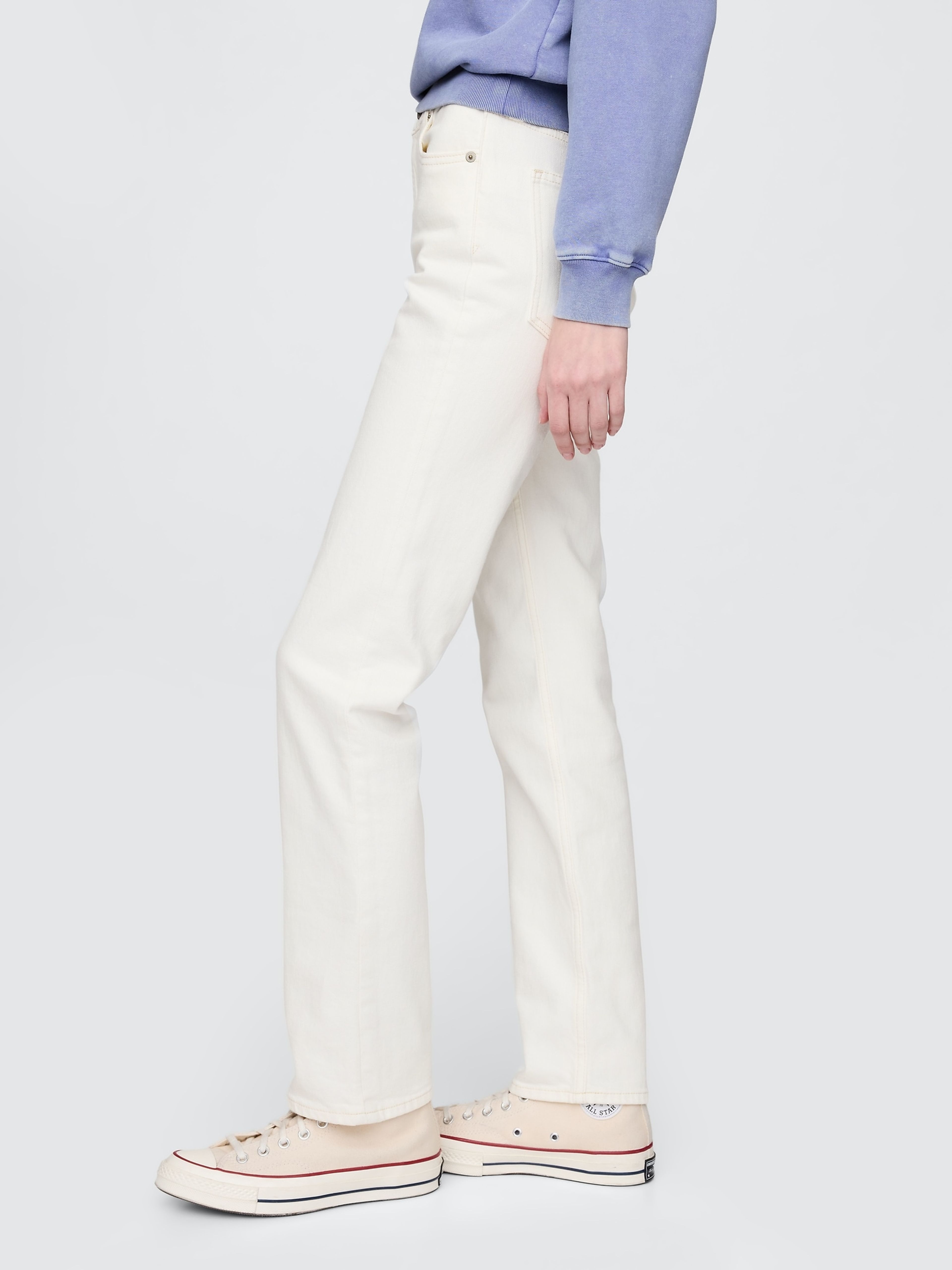 High Rise 90s Straight Jeans - 003
