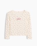Baby T-shirt z logo-Biały - 003