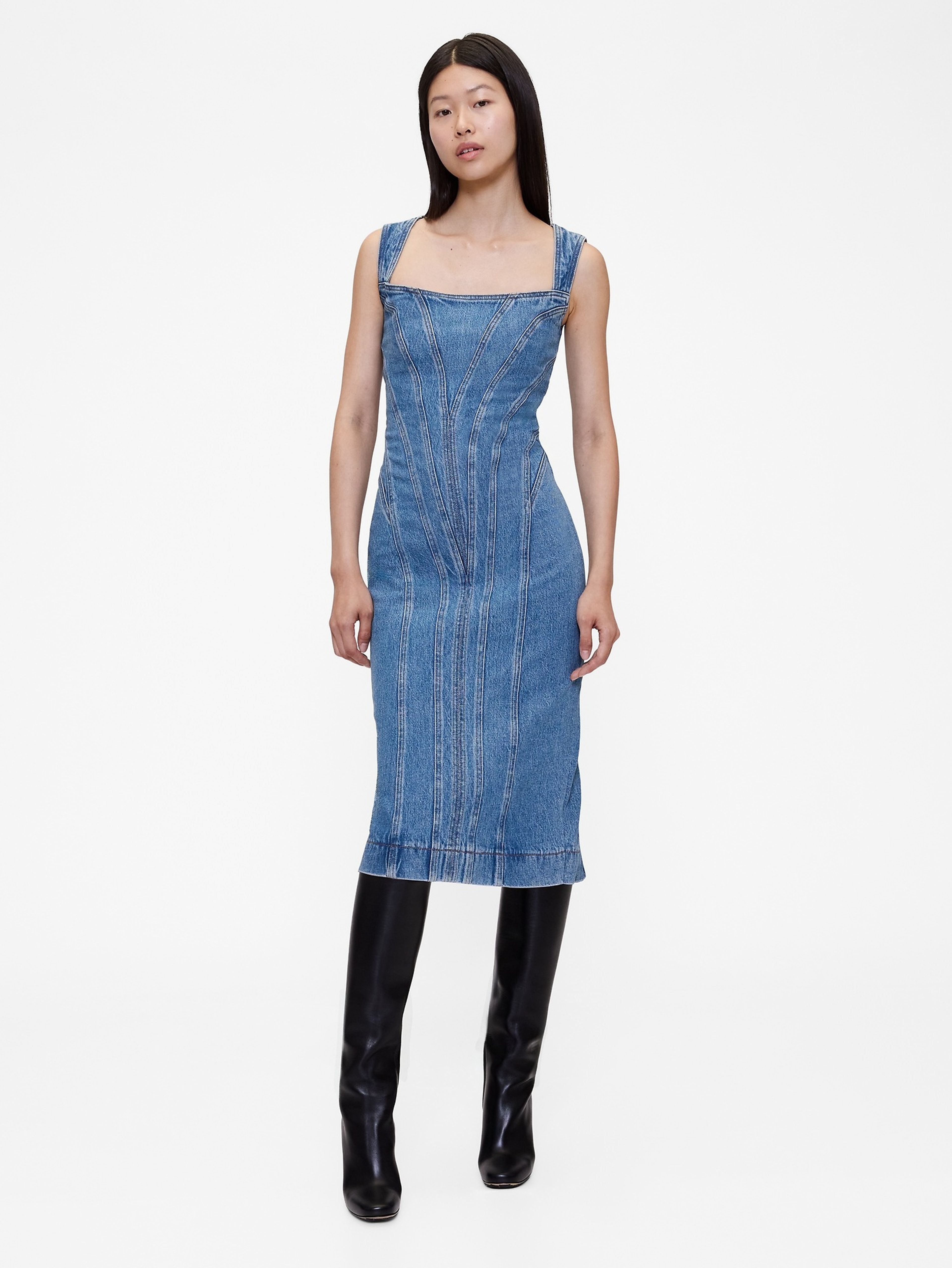 Damen-Jeans-Midikleid GapStudio by Zac Posen
