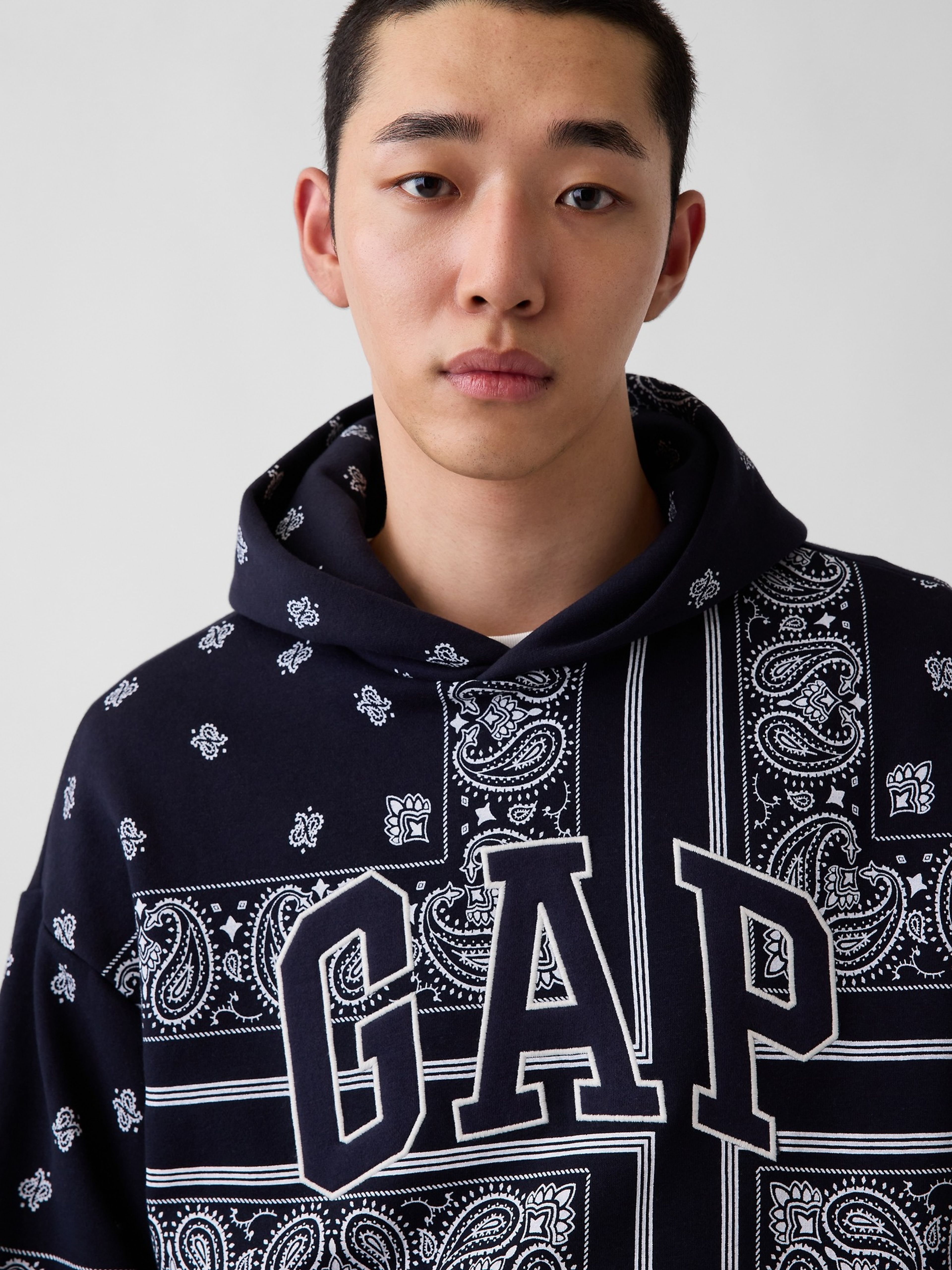 Oversize sweatshirt Bandana VintageSoft unisex met logo - 005