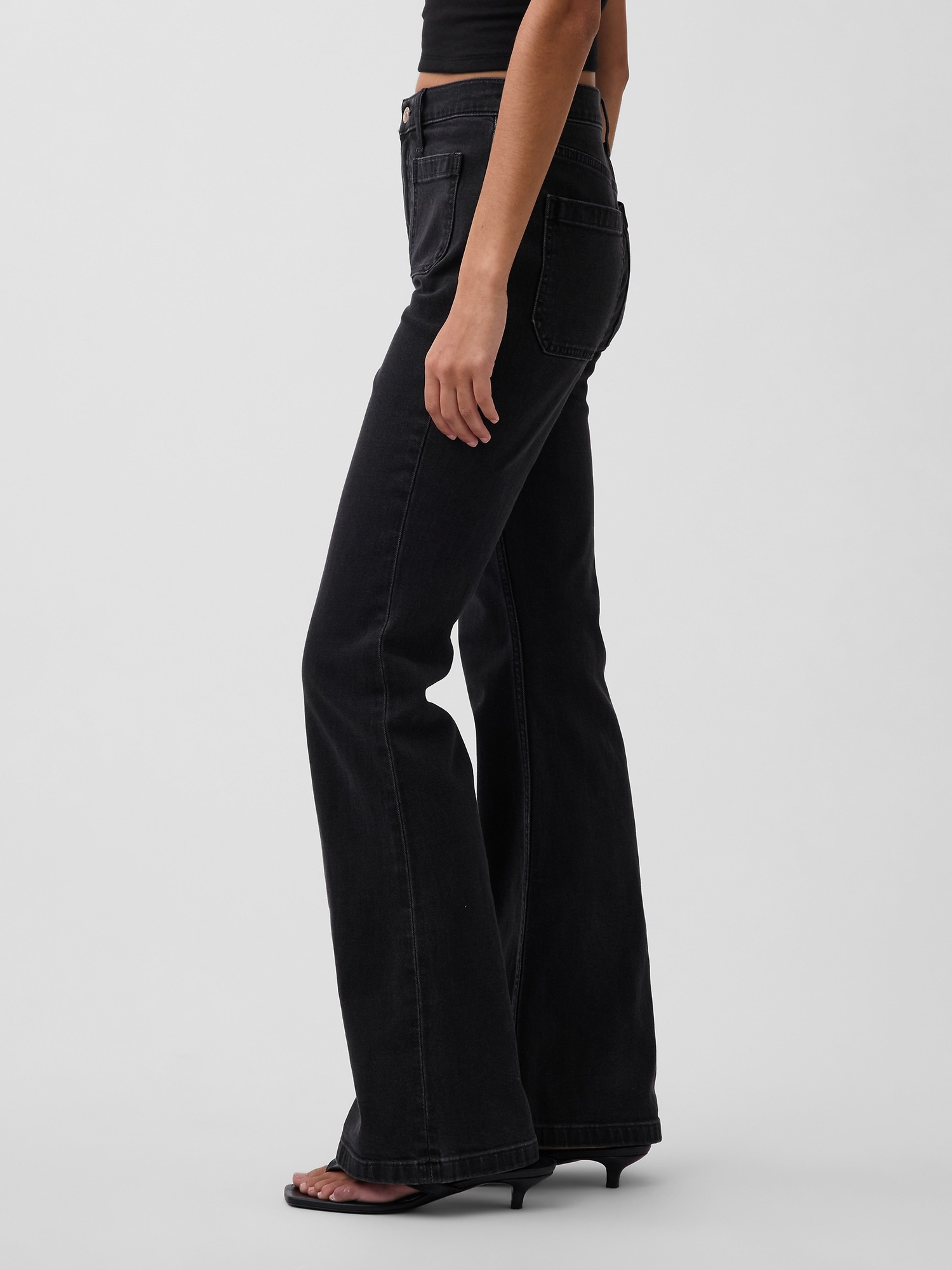 Blugi High Rise 70s Flare - 003