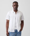 Popelínová košeľa Standard Fit-Biela - 001