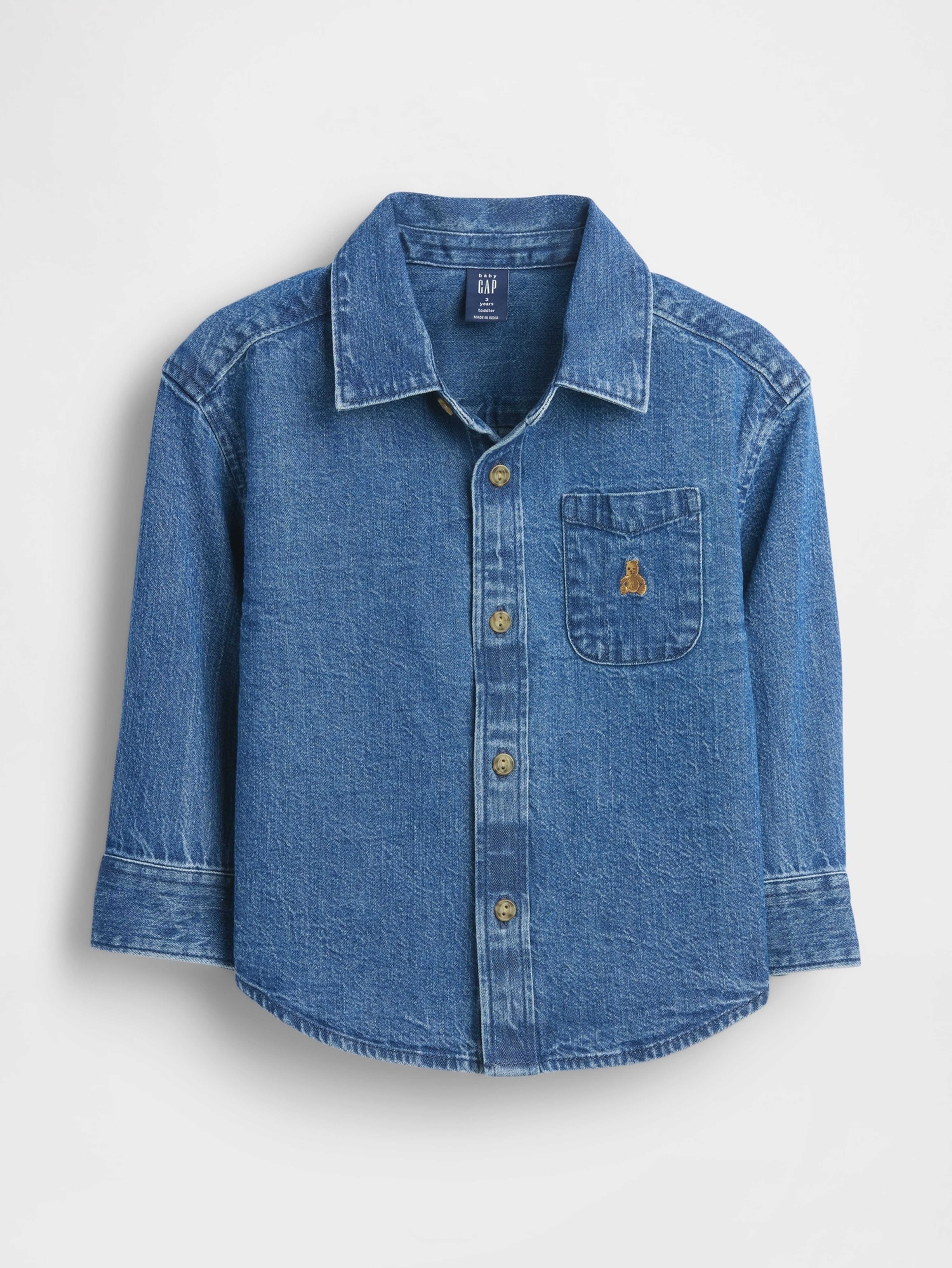 Baby-Jeans-Oversize-Hemd Big Shirt