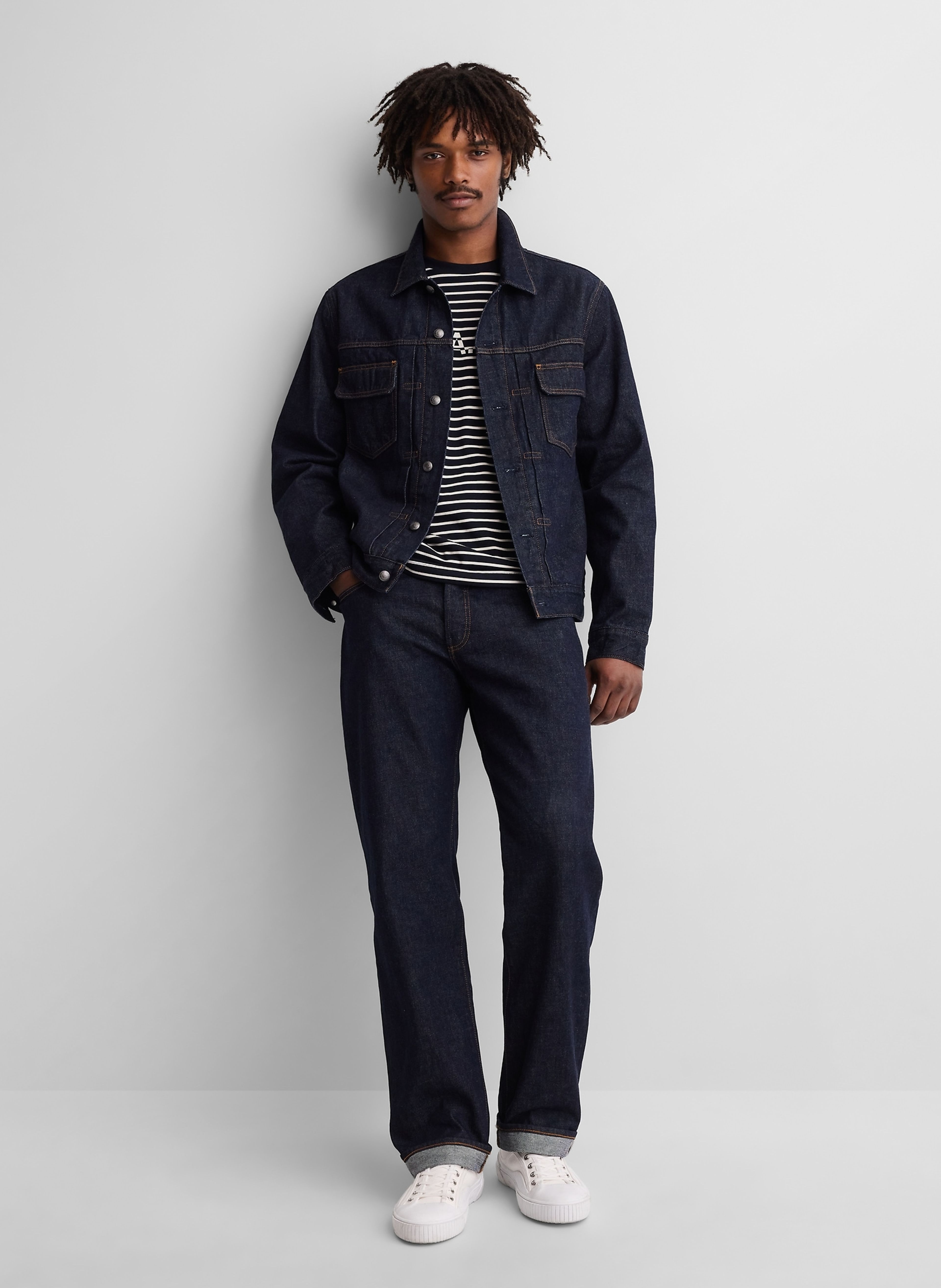 Spijkerjack van Japans denim Gap × A.P.C. unisex - 003