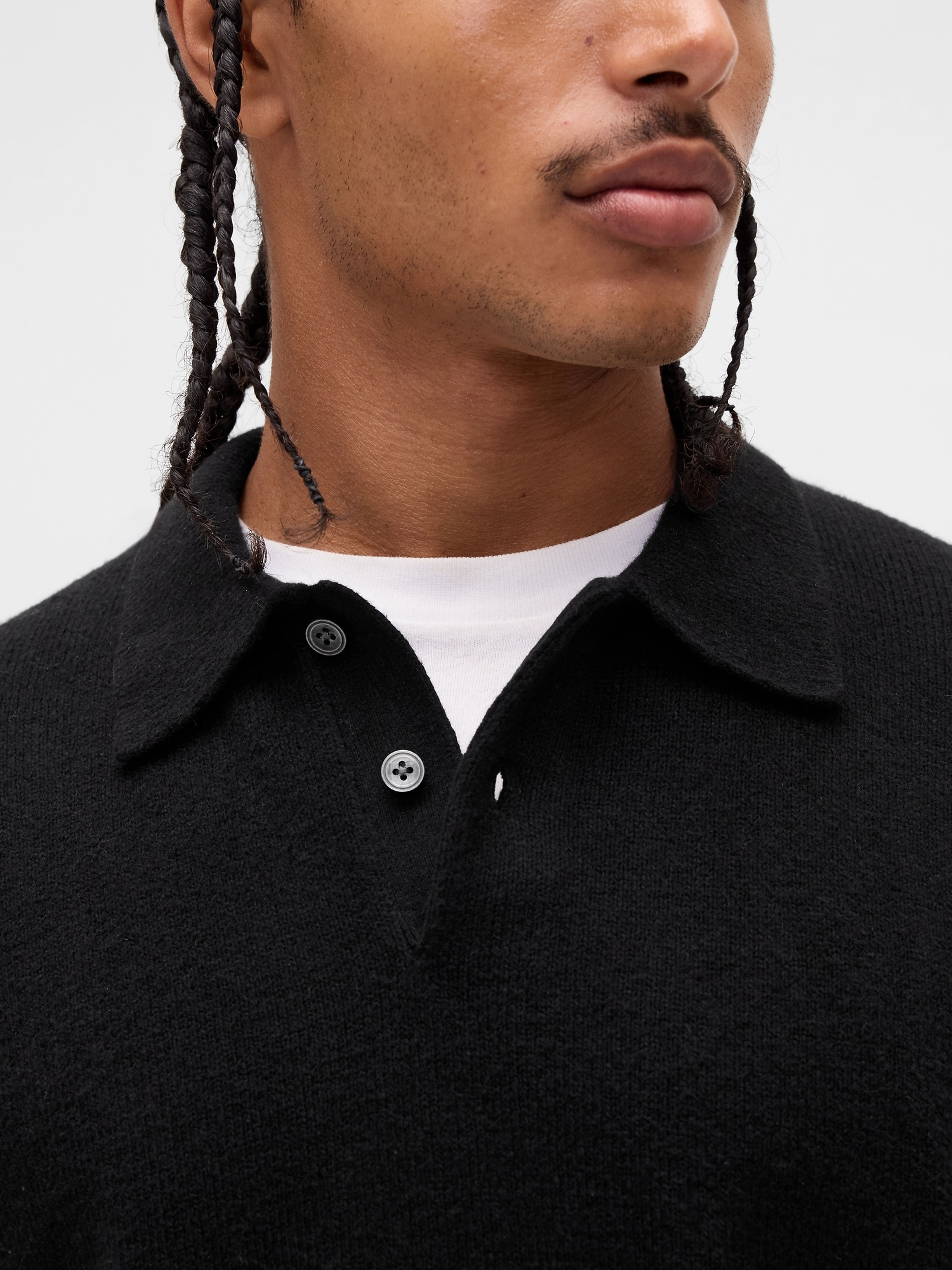 Polo sveter CashSoft - 004