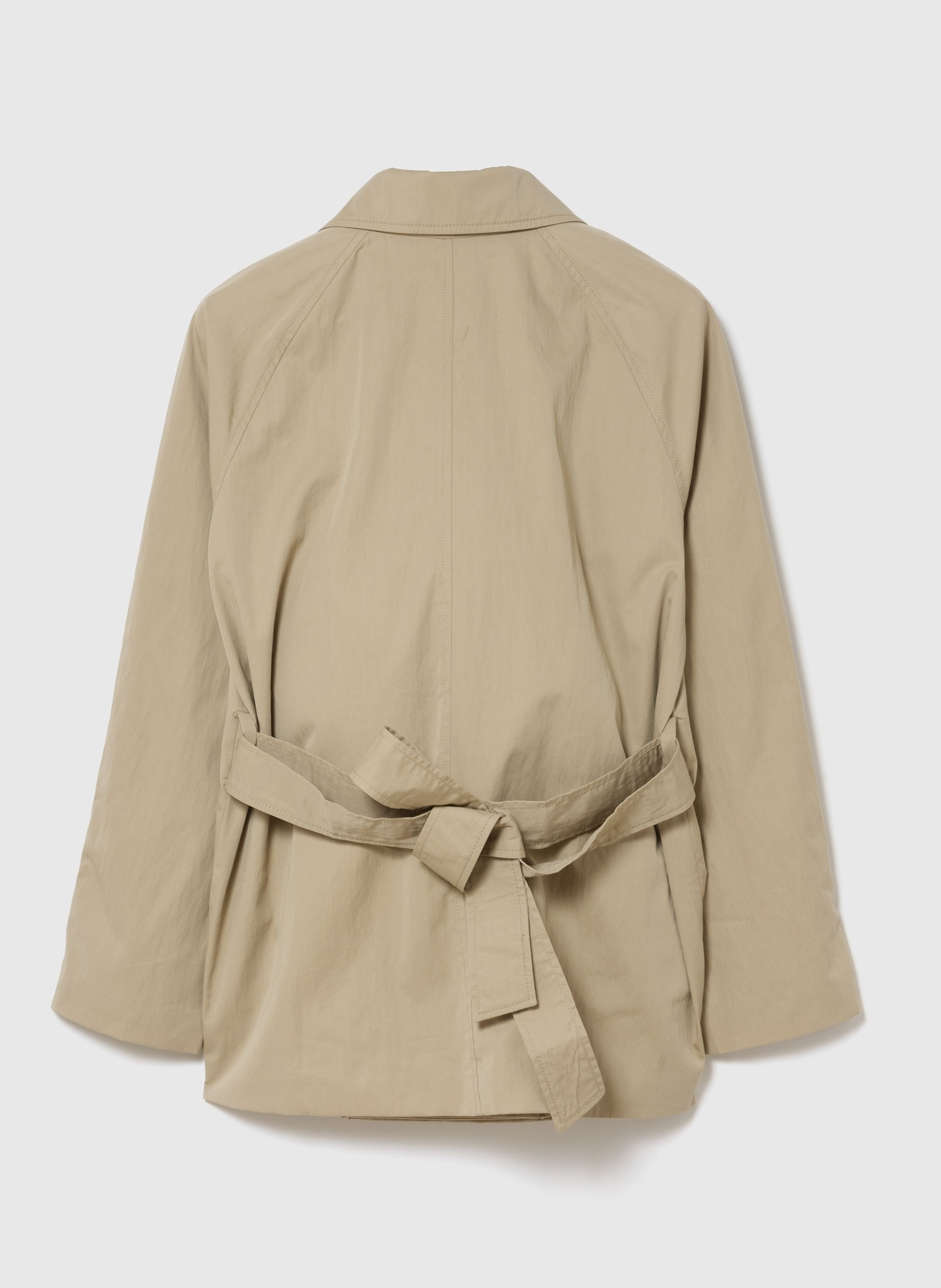 Midi trenchcoat met ceintuur - 005