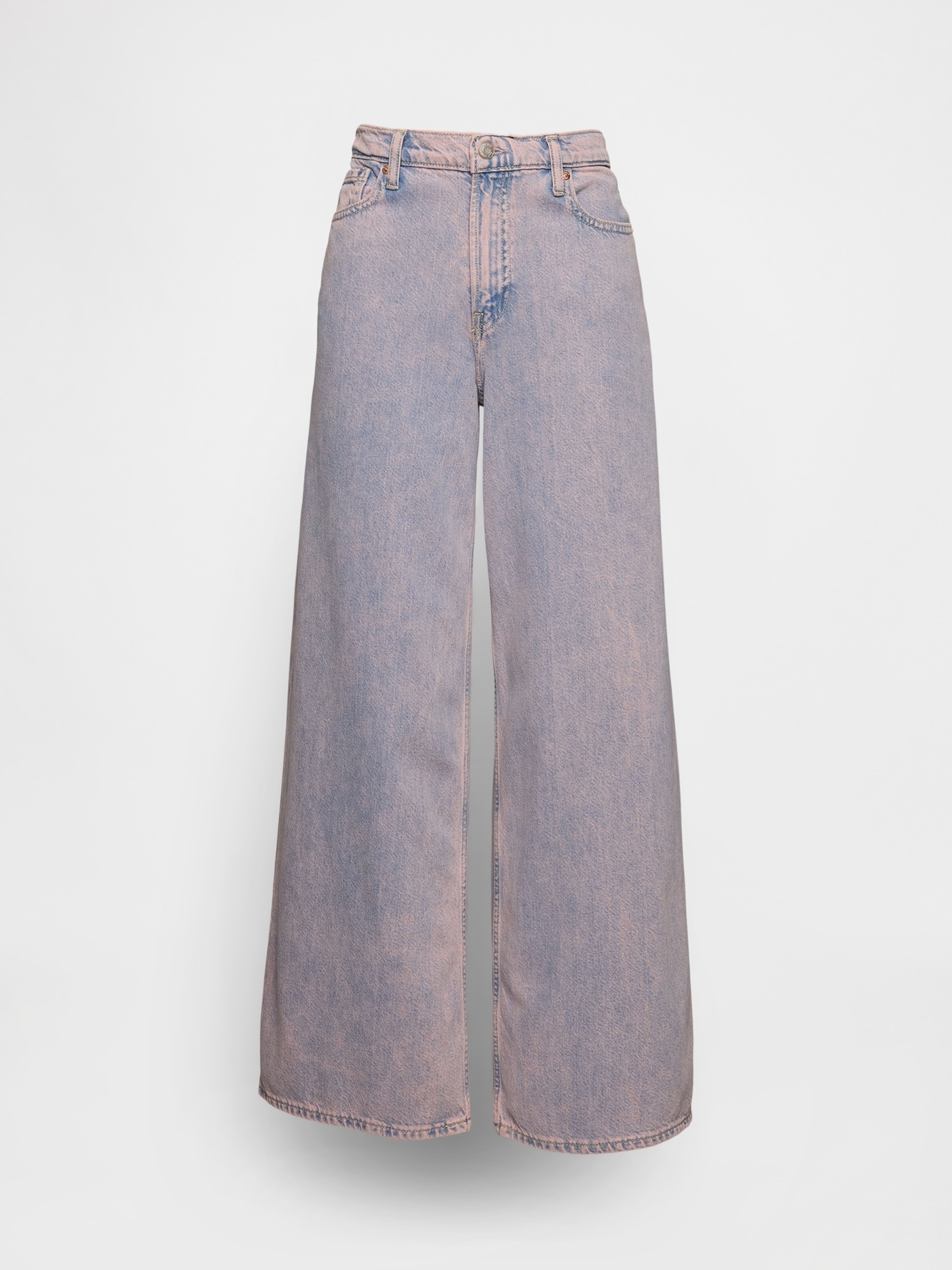 Jeans Baggy Rose Mist Pink - 007
