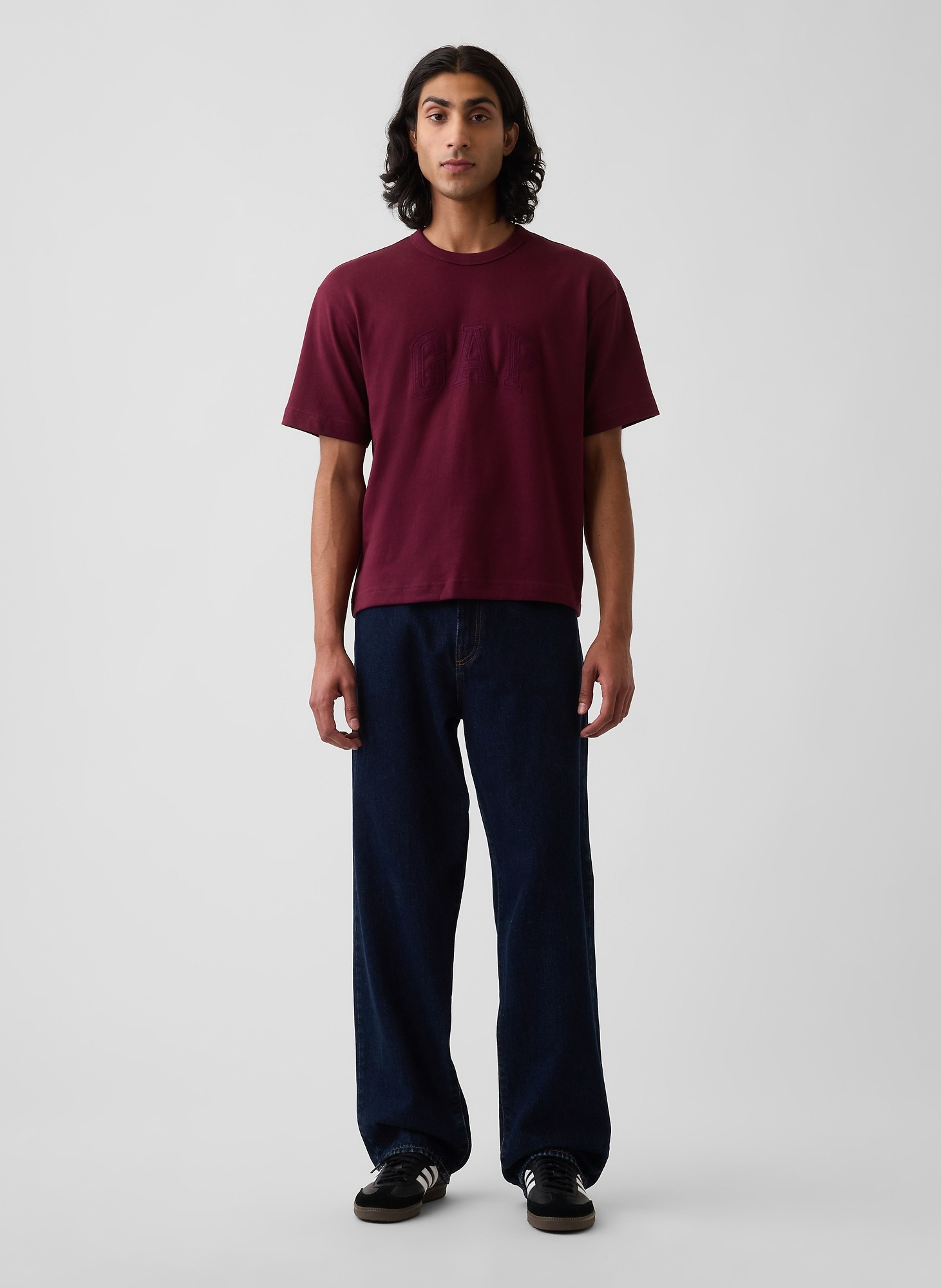 Crop T-shirt Heavyweight z logo - 002