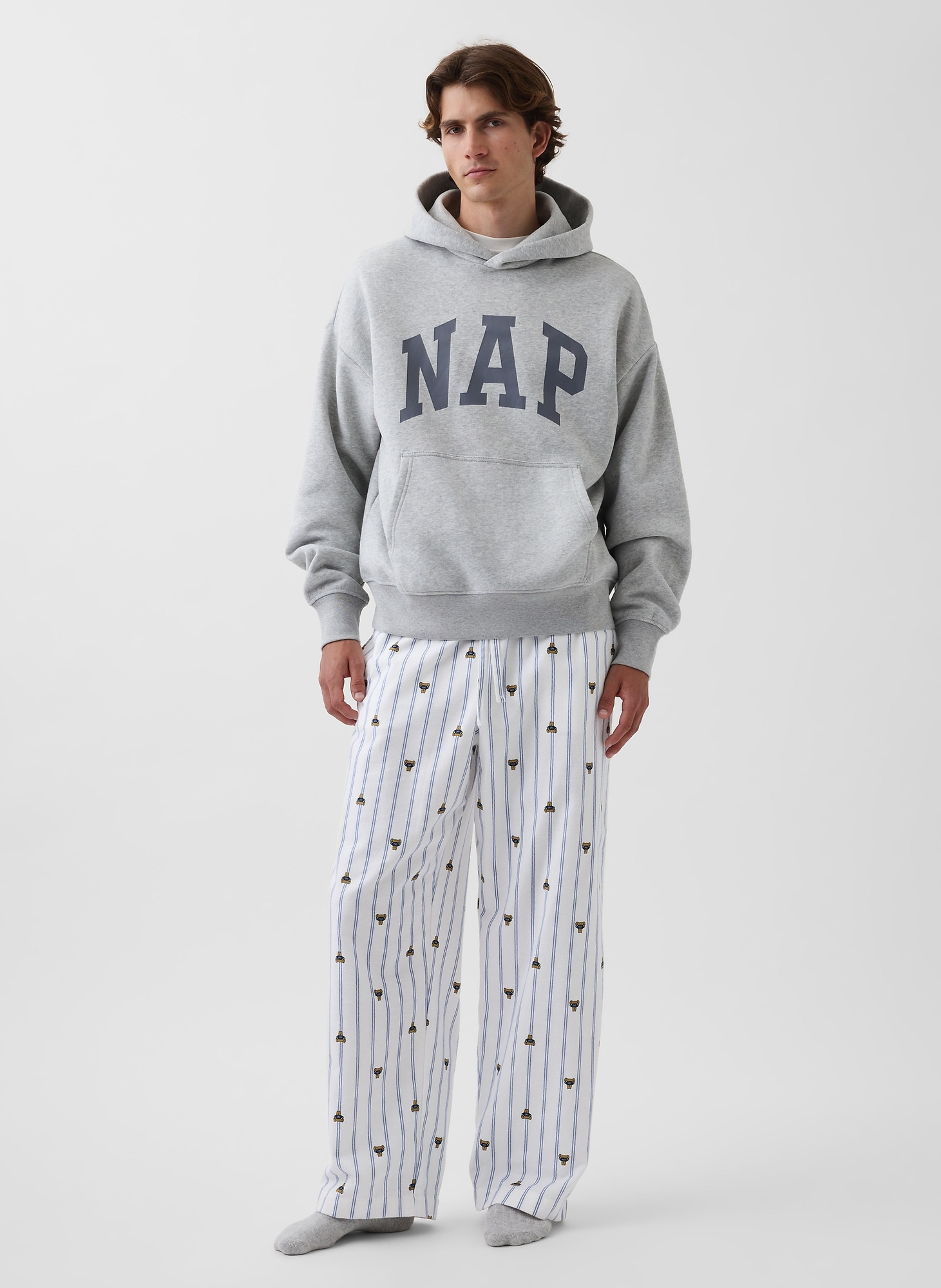 Pyžamové flanelové nohavice Brannan Bear unisex - 004